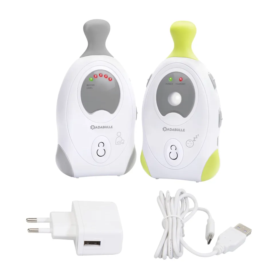 badabulle-baby-online-300m-babyphone-audio-analogique-avec-veilleuse-alarme-sono image 1