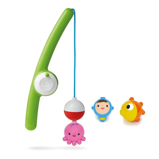 munchkin-gone-fishing-canne-p-che-de-bain-magn-tique-avec-2-poissons-arroseurs-d image 1