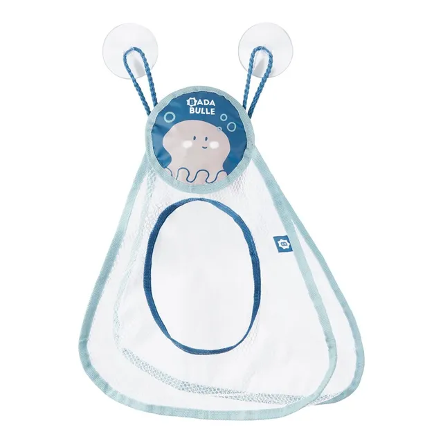 badabulle-filet-de-bain-organisateur-de-jouets-avec-2-larges-ventouses-grande-co image 1