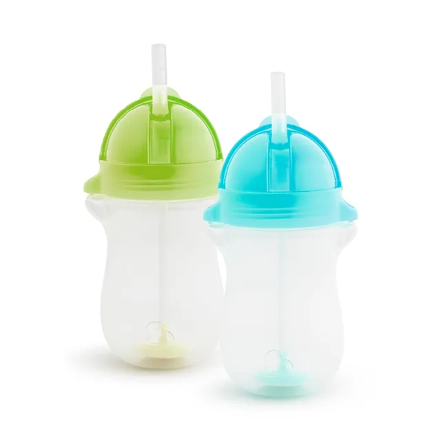munchkin-lot-de-2-gobelets-d-apprentissage-click-lock-tip-sip-avec-paille-lest-e image 1