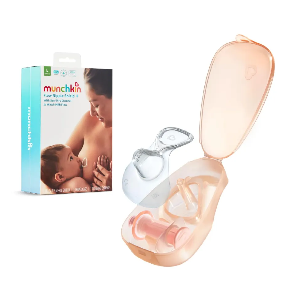 munchkin-flow-prot-ge-t-tons-24-mm-bout-de-sein-en-silicone-avec-canal-transpare image 1