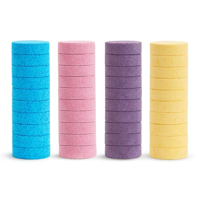 munchkin-colour-buddies-bombes-de-bain-color-es-pour-b-b-et-enfant-pack-de-40-fo image 1