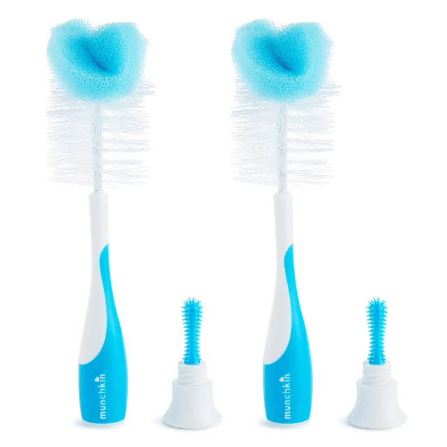 munchkin-goupillon-biberon-2-en-1-avec-ponge-et-brosse-t-tine-int-gr-e-lot-de-2- image 1