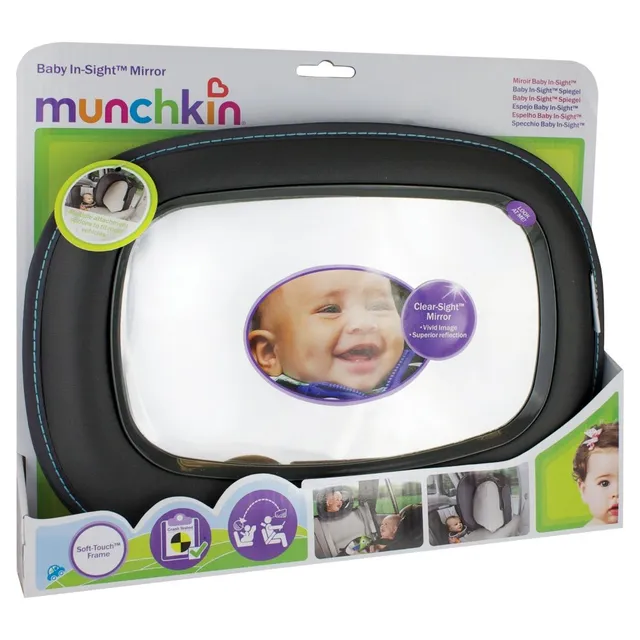 munchkin-baby-in-sight-miroir-auto-grand-format-pour-b-b-miroir-convexe-clear-si image 1