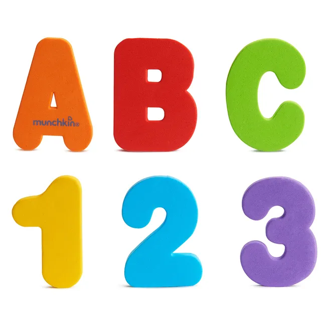 munchkin-lettres-chiffres-de-bain-learn-set-ducatif-de-36-mousses-flottantes-aut image 1
