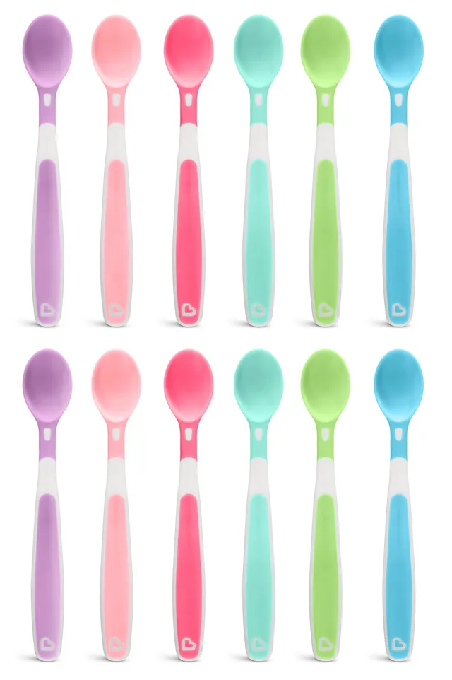 munchkin-cuill-res-pointe-souple-pour-b-b-lot-de-12-cuill-res-de-sevrage-ergonom image 1