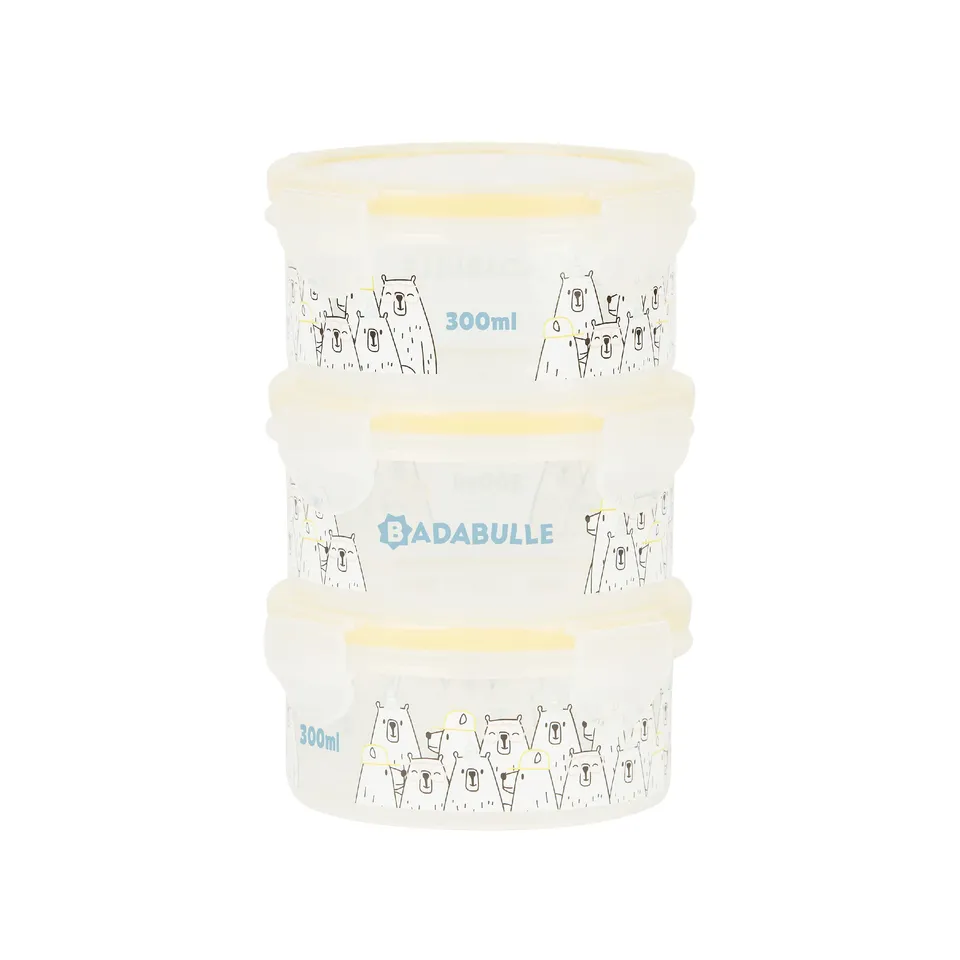 badabulle-maxibox-bo-tes-de-conservation-b-b-lot-de-3-x-300-ml-100-herm-tiques-a image 1