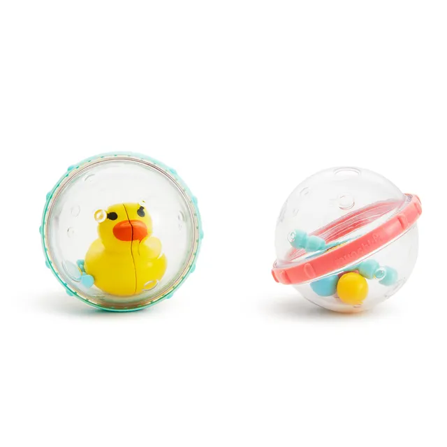 munchkin-float-and-play-bubbles-lot-de-2-jouets-de-bain-flottants-sensoriels-pou image 1