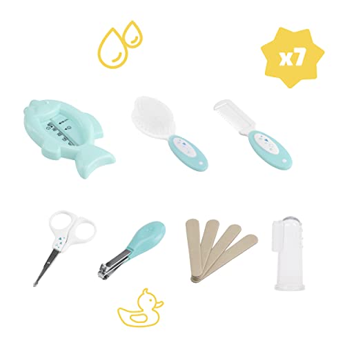 badabulle-trousse-de-soin-b-b-plouf-kit-7-accessoires-d-s-la-naissance-thermom-t image 8