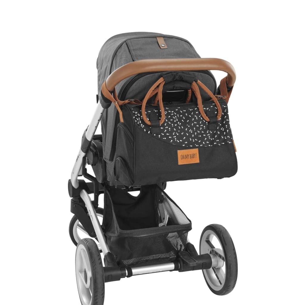 badabulle-pocketstyle-sac-langer-grande-capacit-avec-plan-langer-noir-camel image 5