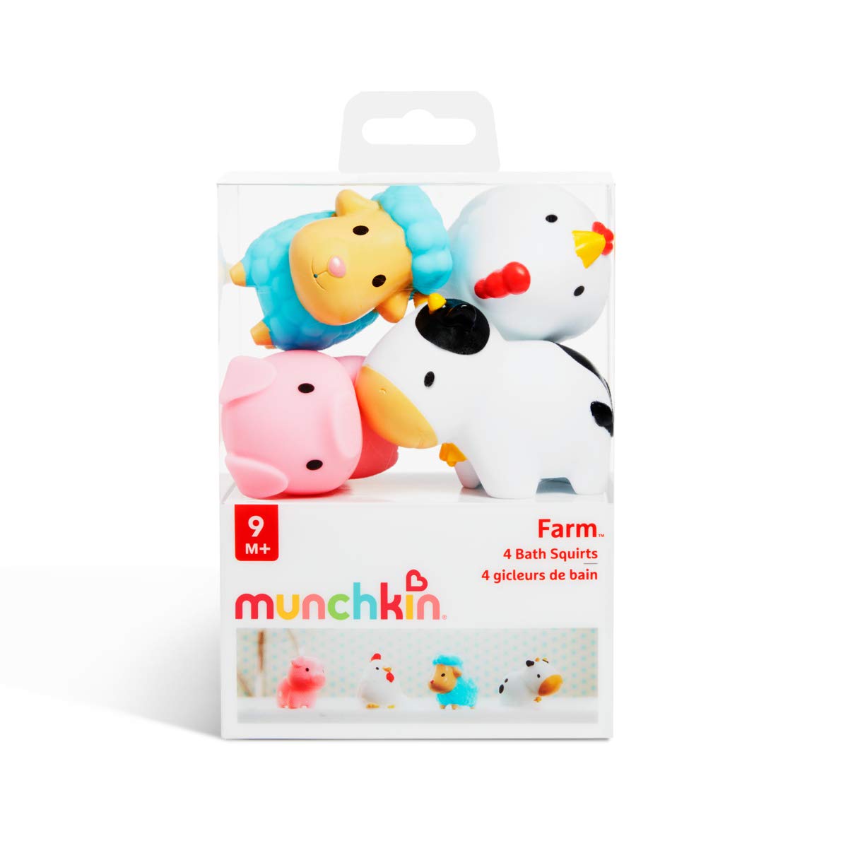 munchkin-farm-squirters-lot-de-4-jouets-de-bain-jet-d-eau-animaux-de-la-ferme-po image 3
