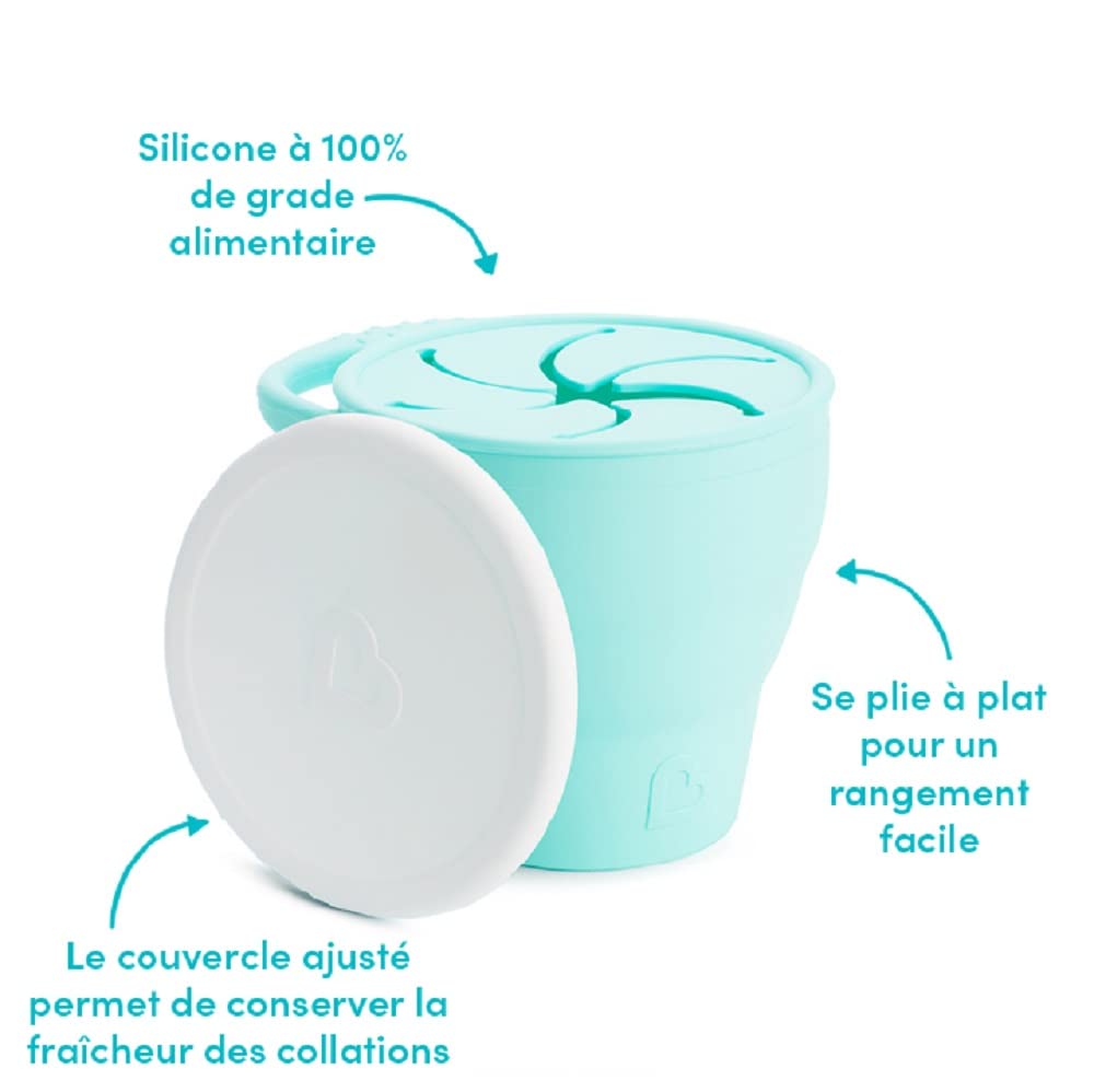 munchkin-snack-catcher-silicone-pot-de-sevrage-pliable-anti-d-versement-sans-bpa image 2