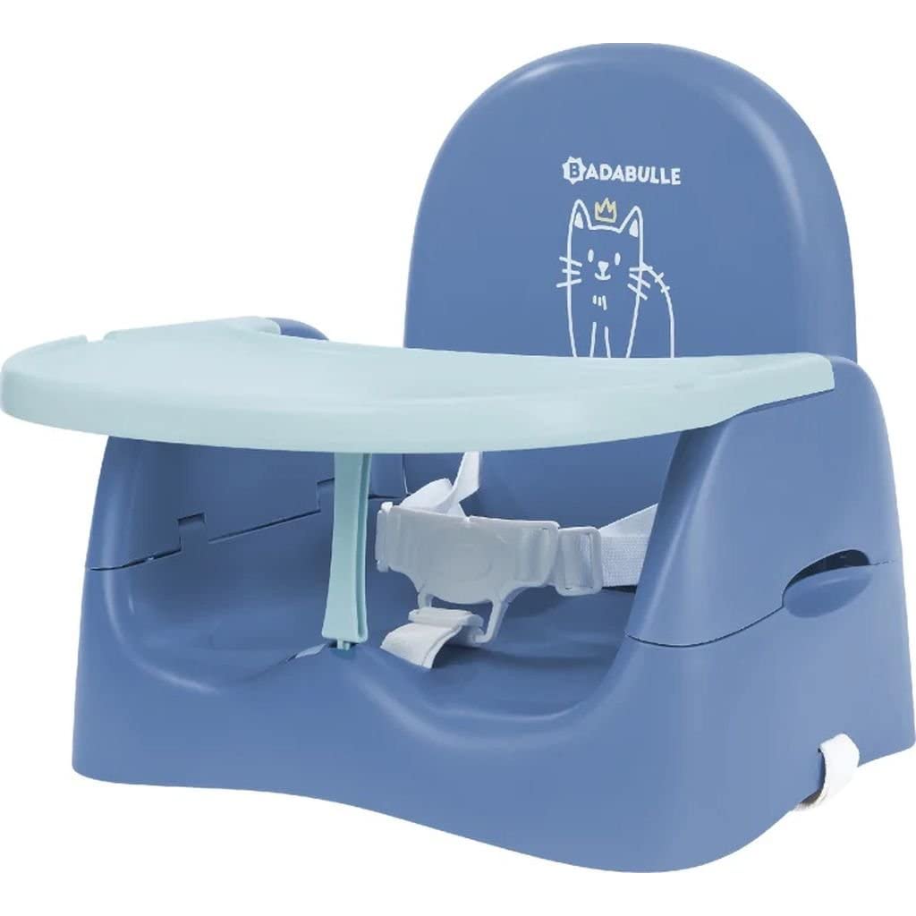 badabulle-r-hausseur-de-chaise-b-b-chat-pliable-universel-avec-tablettes-r-glabl image 1