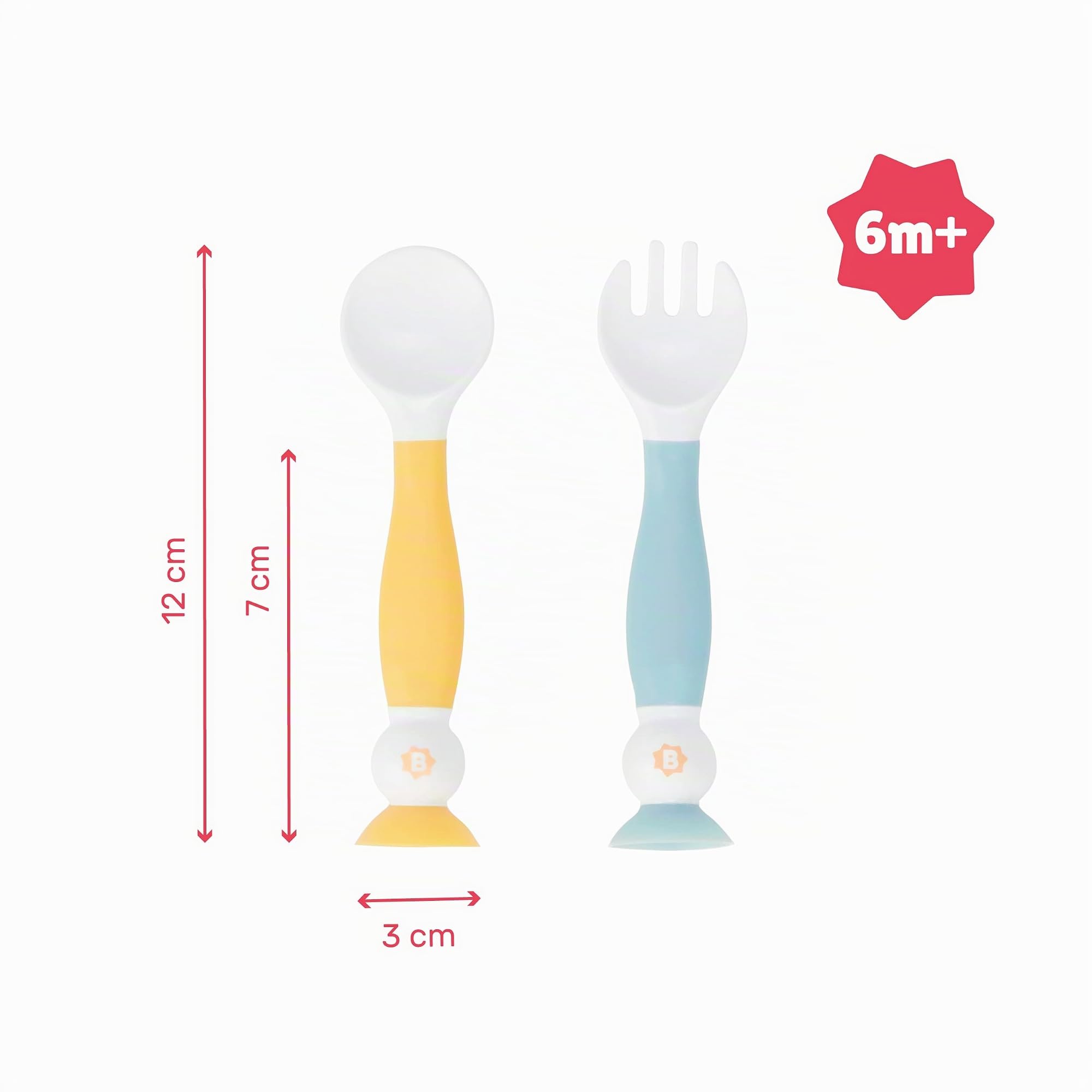 badabulle-couverts-d-apprentissage-flexibles-b-b-cuill-re-et-fourchette-ergonomi image 6