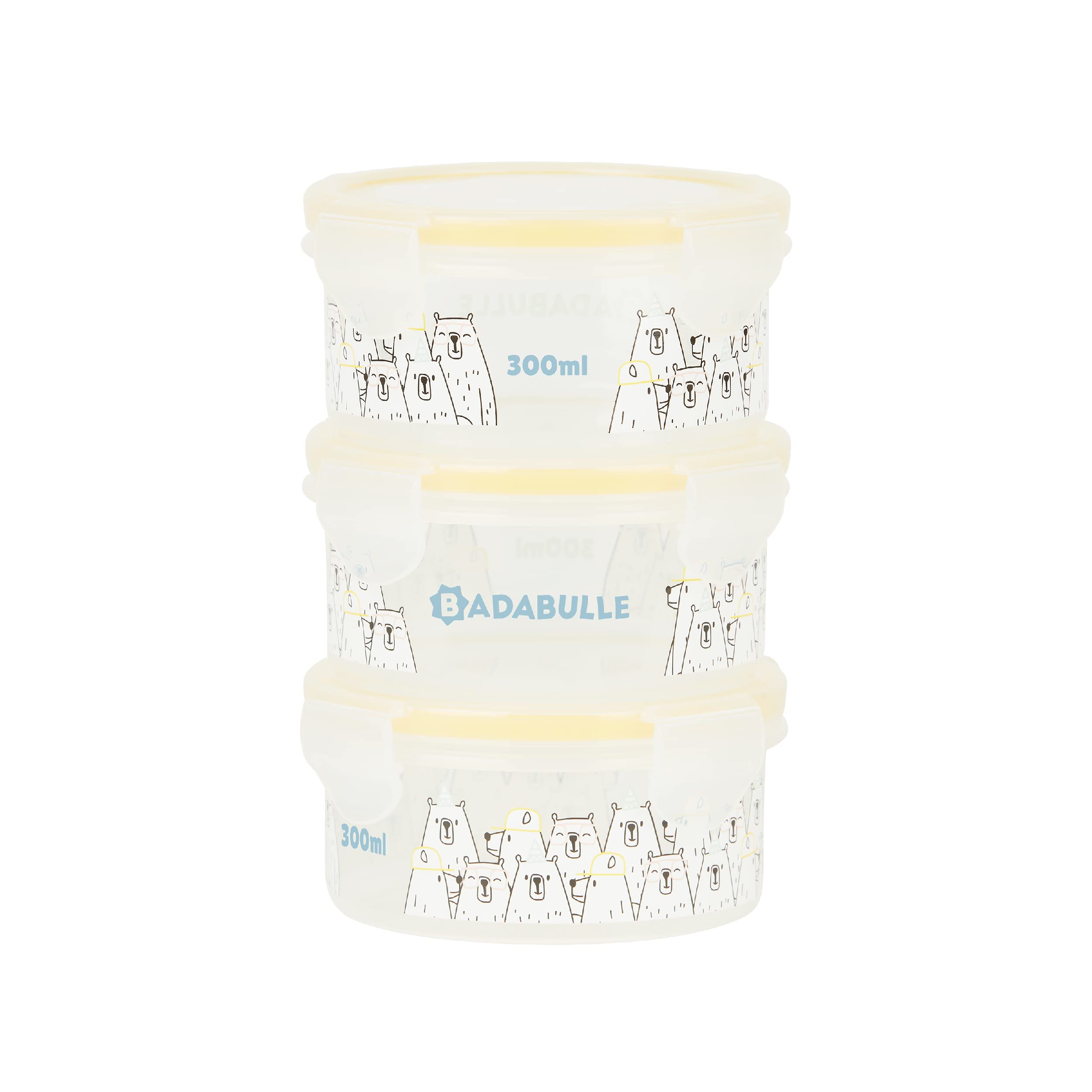 badabulle-maxibox-bo-tes-de-conservation-b-b-lot-de-3-x-300-ml-100-herm-tiques-a image 1