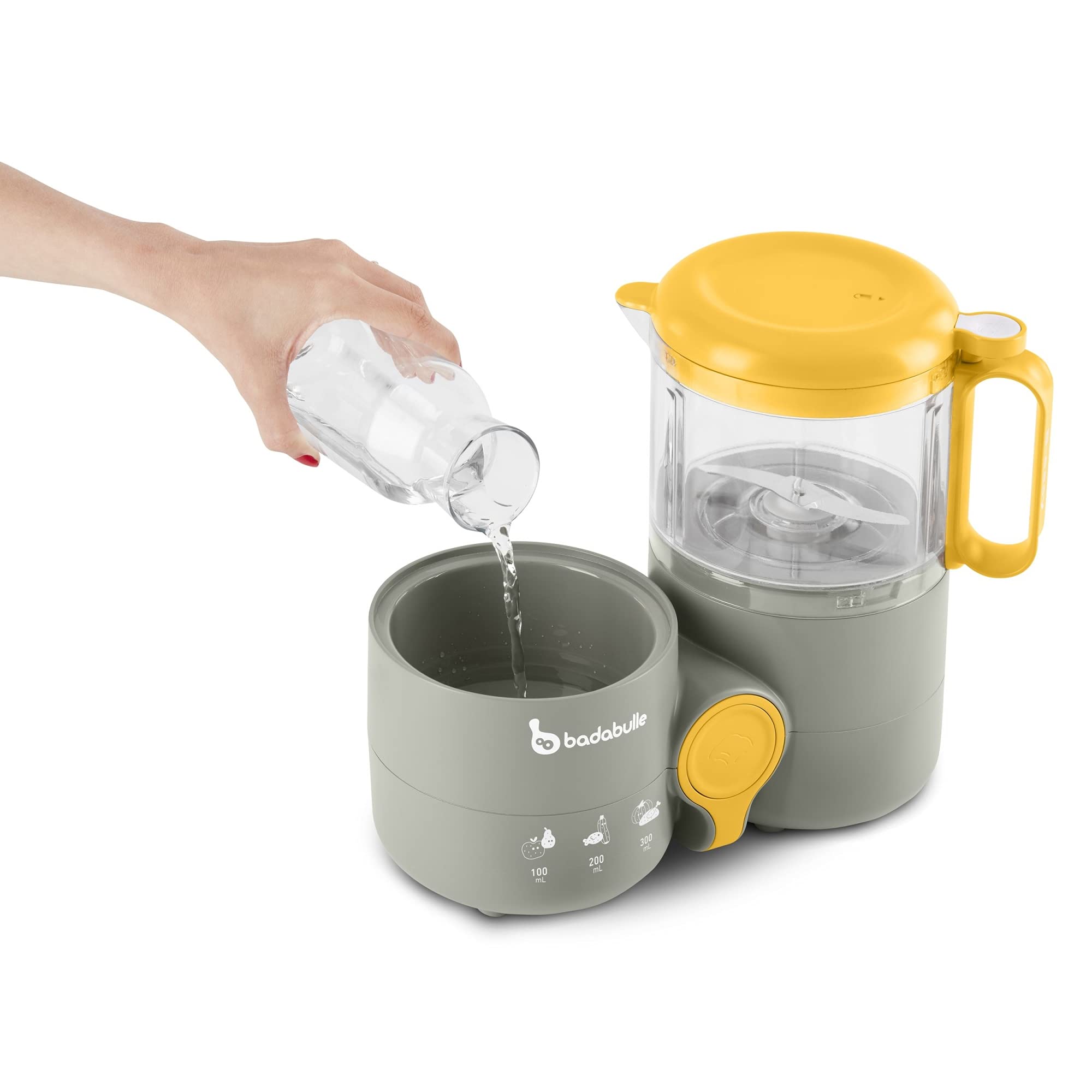 badabulle-b-easy-robot-culinaire-b-b-4-en-1-cuisson-vapeur-et-mixage-1380-ml image 3