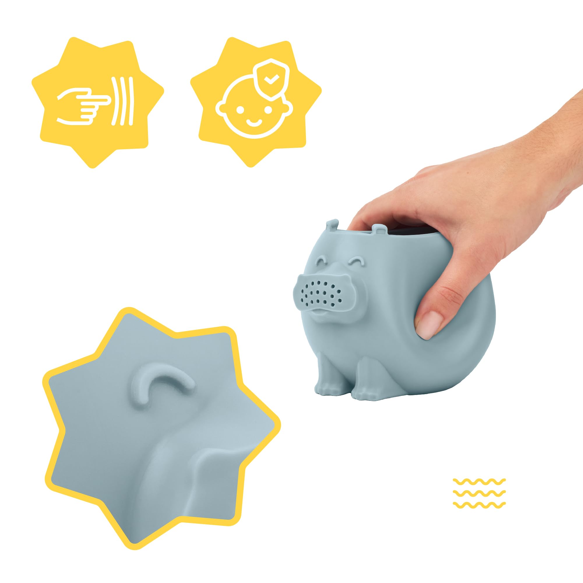 badabulle-arrosoir-hippopotame-pour-le-bain-en-silicone-rince-t-te-b-b-2-en-1-jo image 5