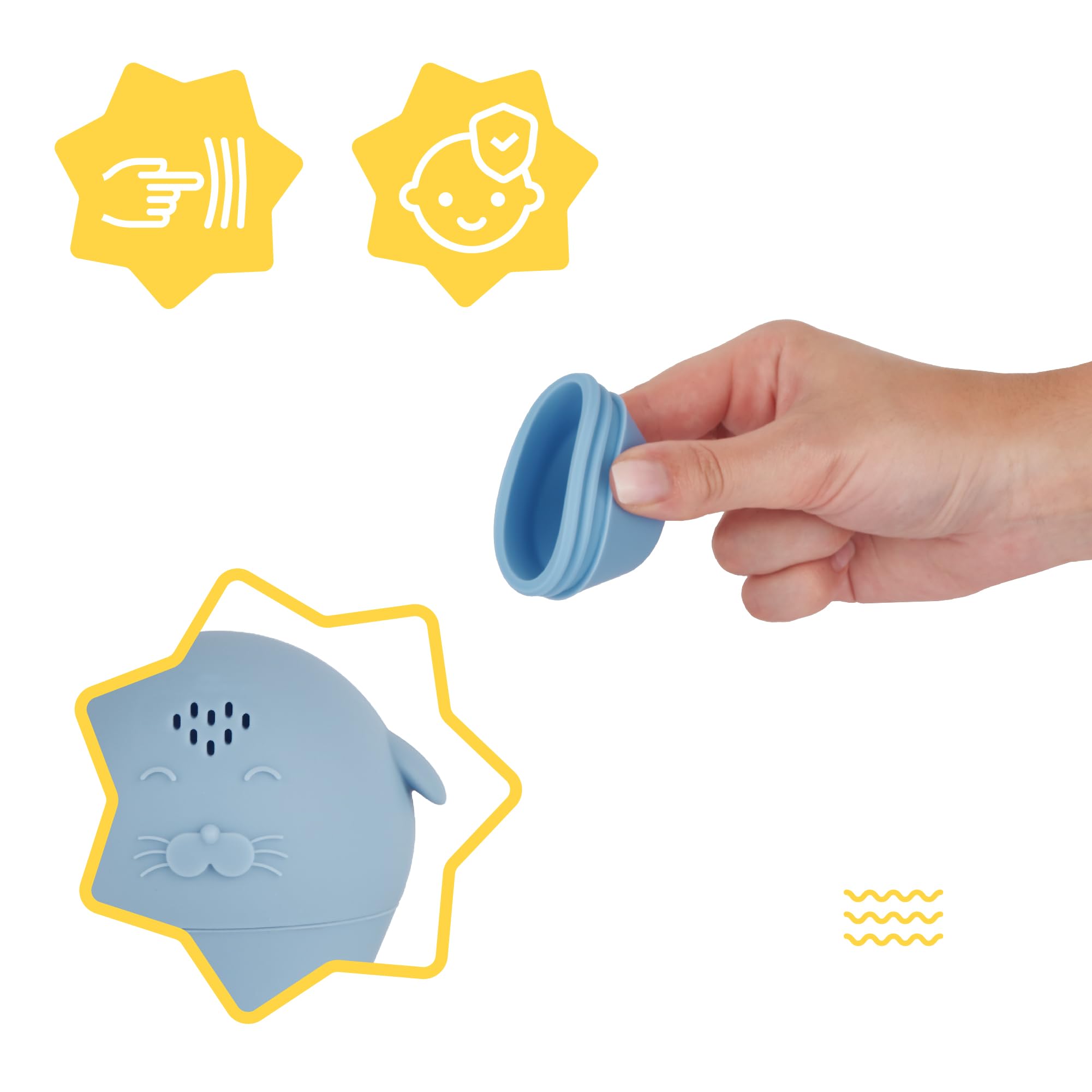 badabulle-lot-de-4-jouets-de-bain-aspergeurs-en-silicone-ouvrables-pour-nettoyag image 5