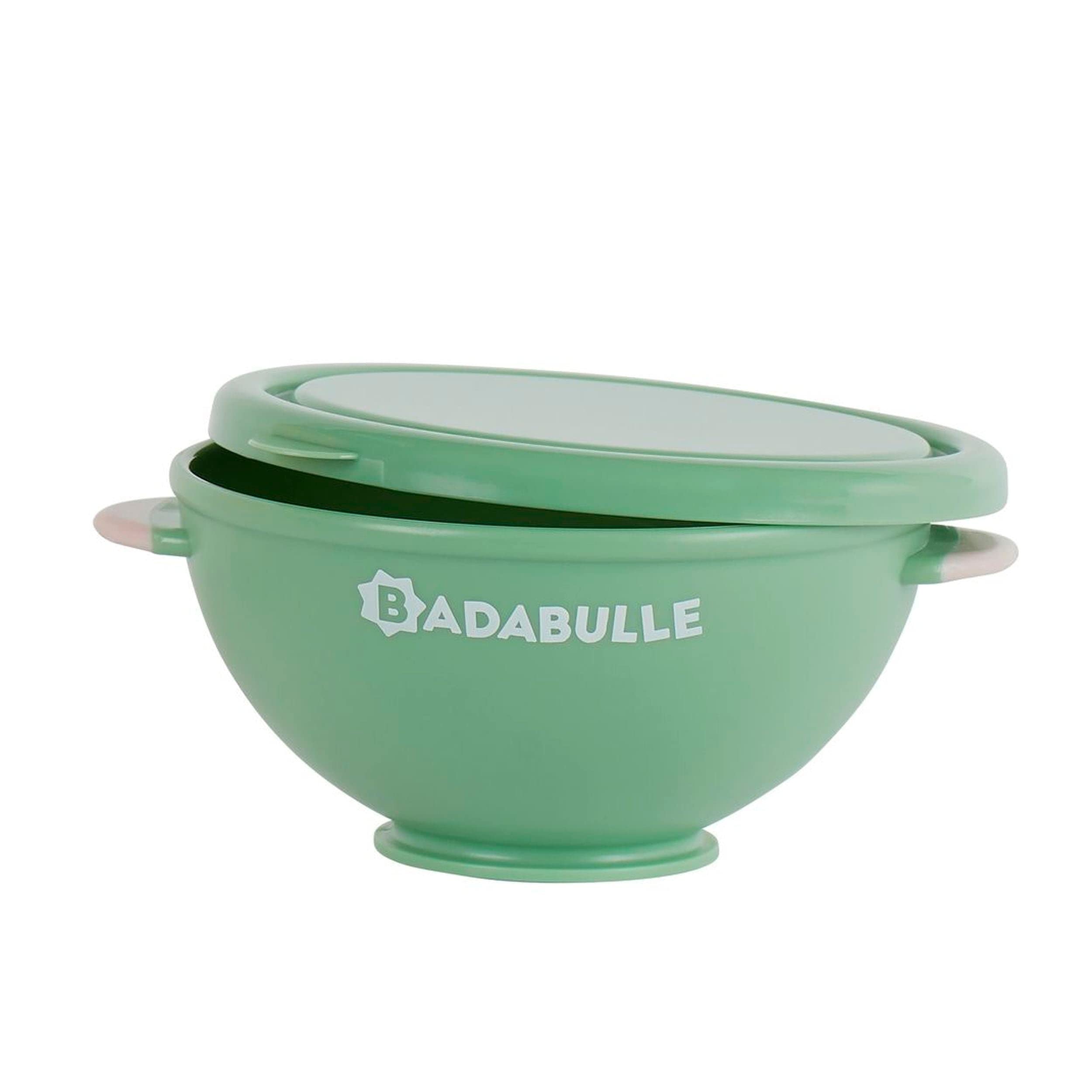 badabulle-lot-de-5-bols-ventouse-antid-rapants-330-ml-avec-couvercles-herm-tique image 3