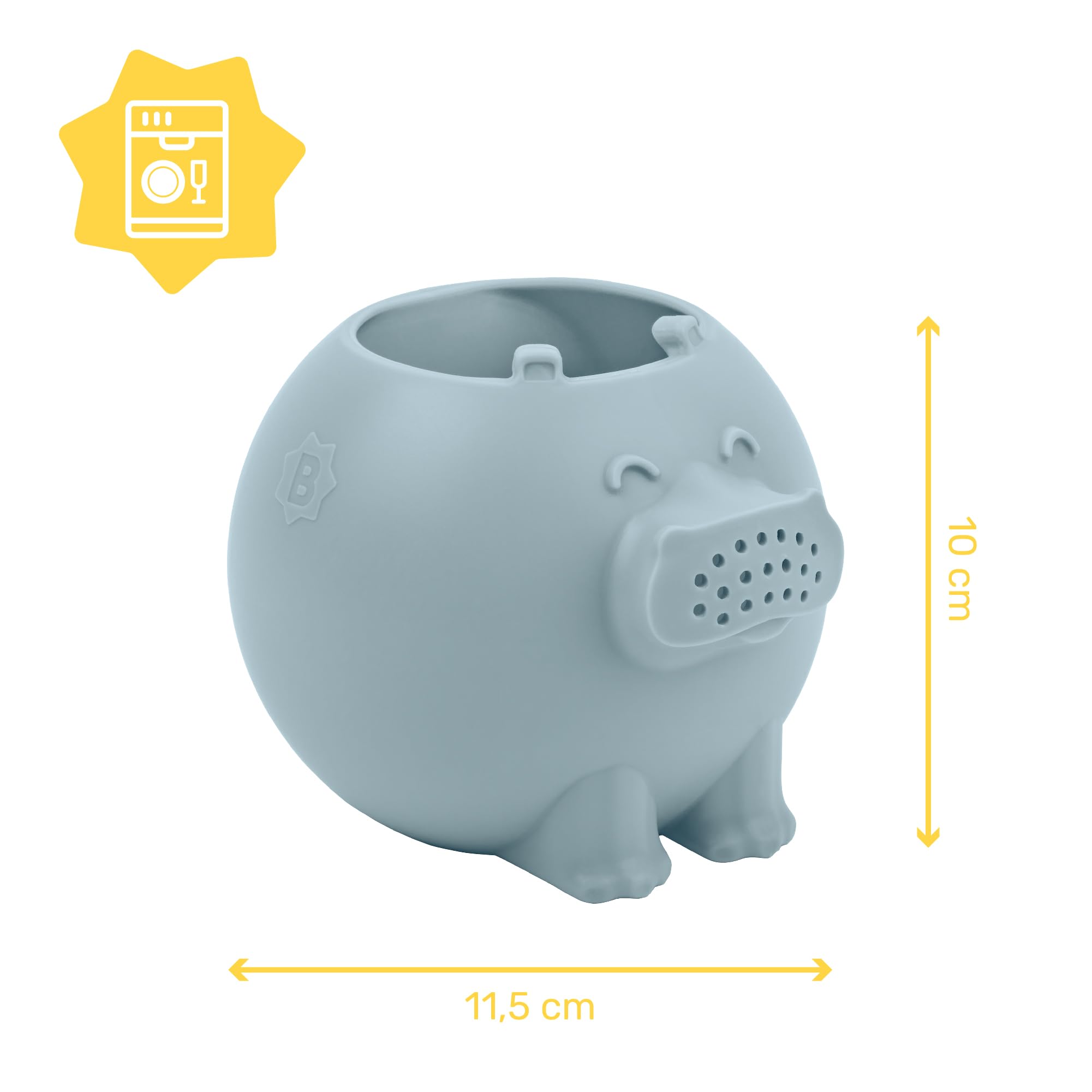 badabulle-arrosoir-hippopotame-pour-le-bain-en-silicone-rince-t-te-b-b-2-en-1-jo image 6
