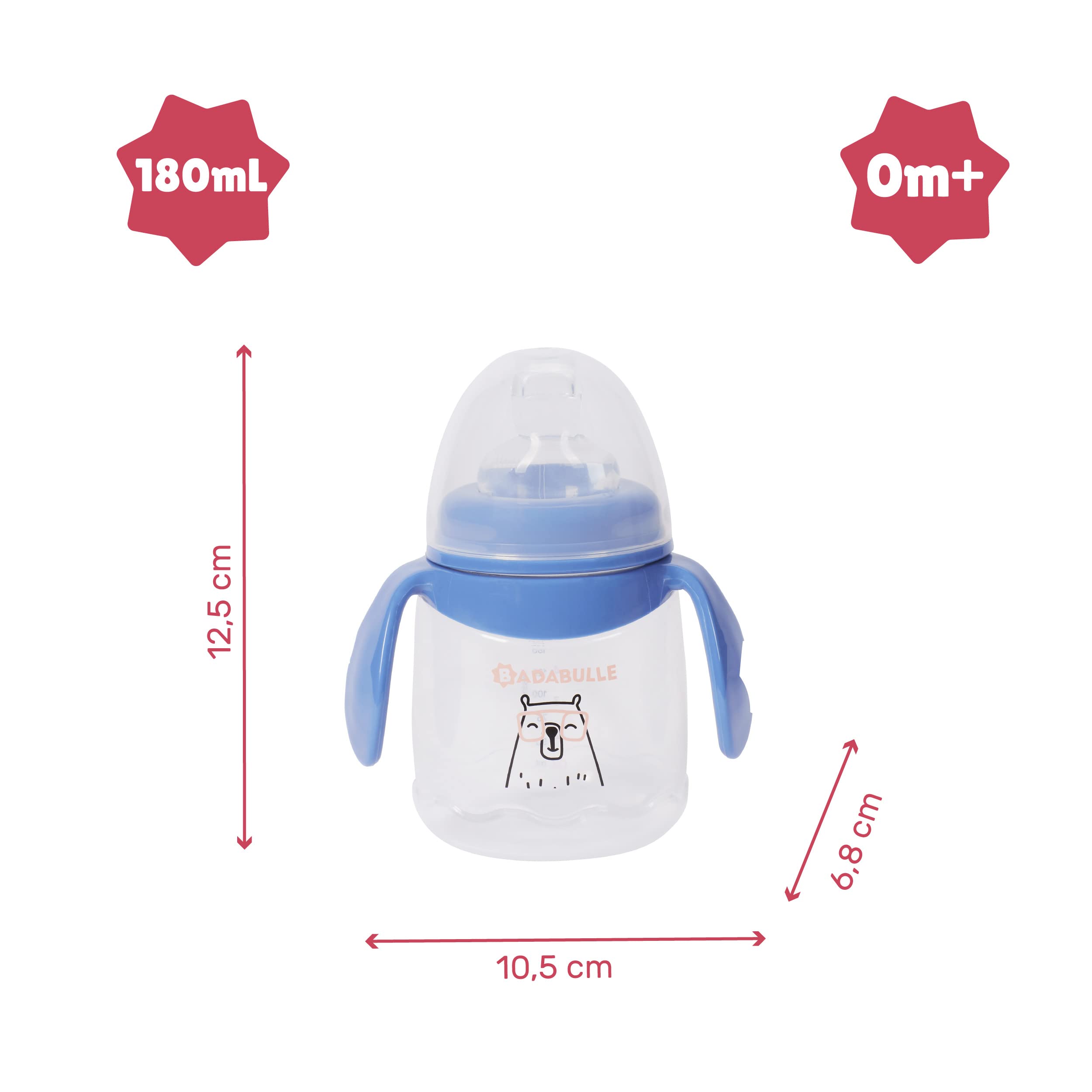 badabulle-lot-de-2-tasses-d-apprentissage-enfant-180-ml-anti-fuite-avec-poign-es image 6