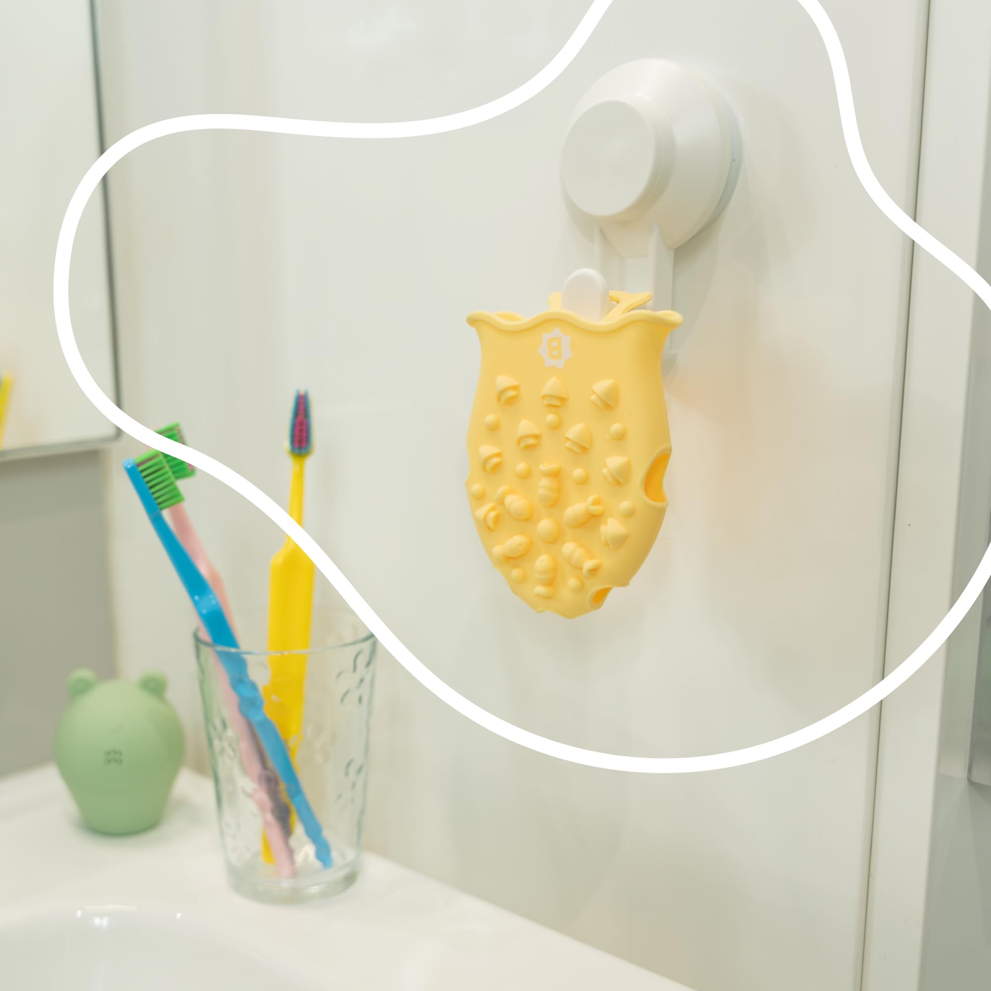 badabulle-brosse-cheveux-b-b-2-en-1-silicone-souple-brosse-cheveux-et-peigne-b-b image 7