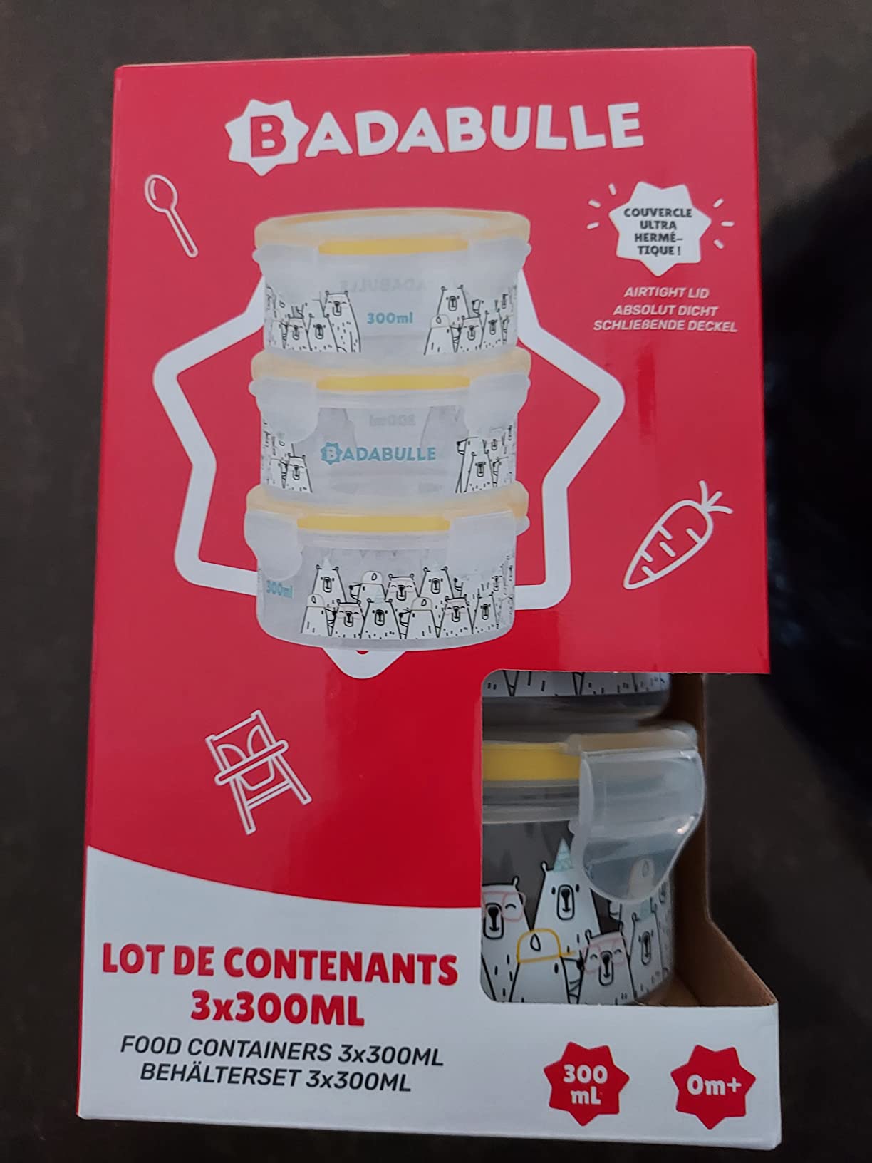 Très bons contenants
