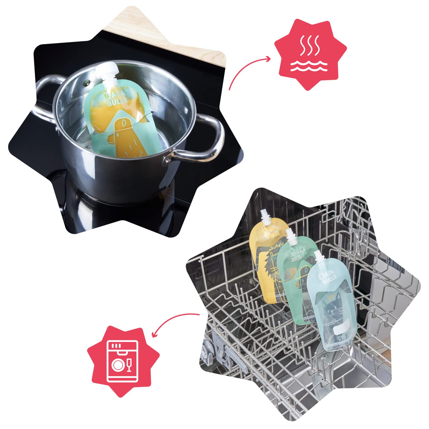 badabulle-lot-de-15-gourdes-r-utilisables-b-b-150-ml-compote-et-pur-e-100-herm-t image 5