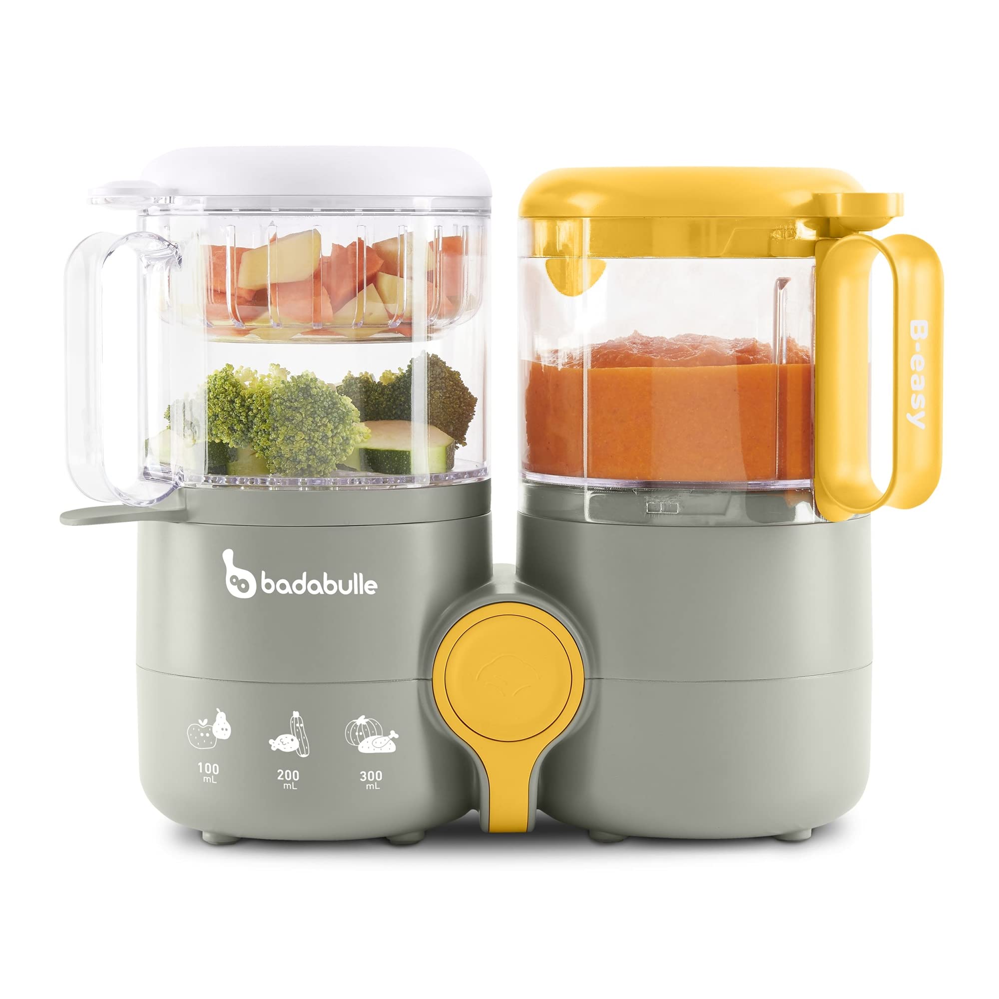 badabulle-b-easy-robot-culinaire-b-b-4-en-1-cuisson-vapeur-et-mixage-1380-ml image 1