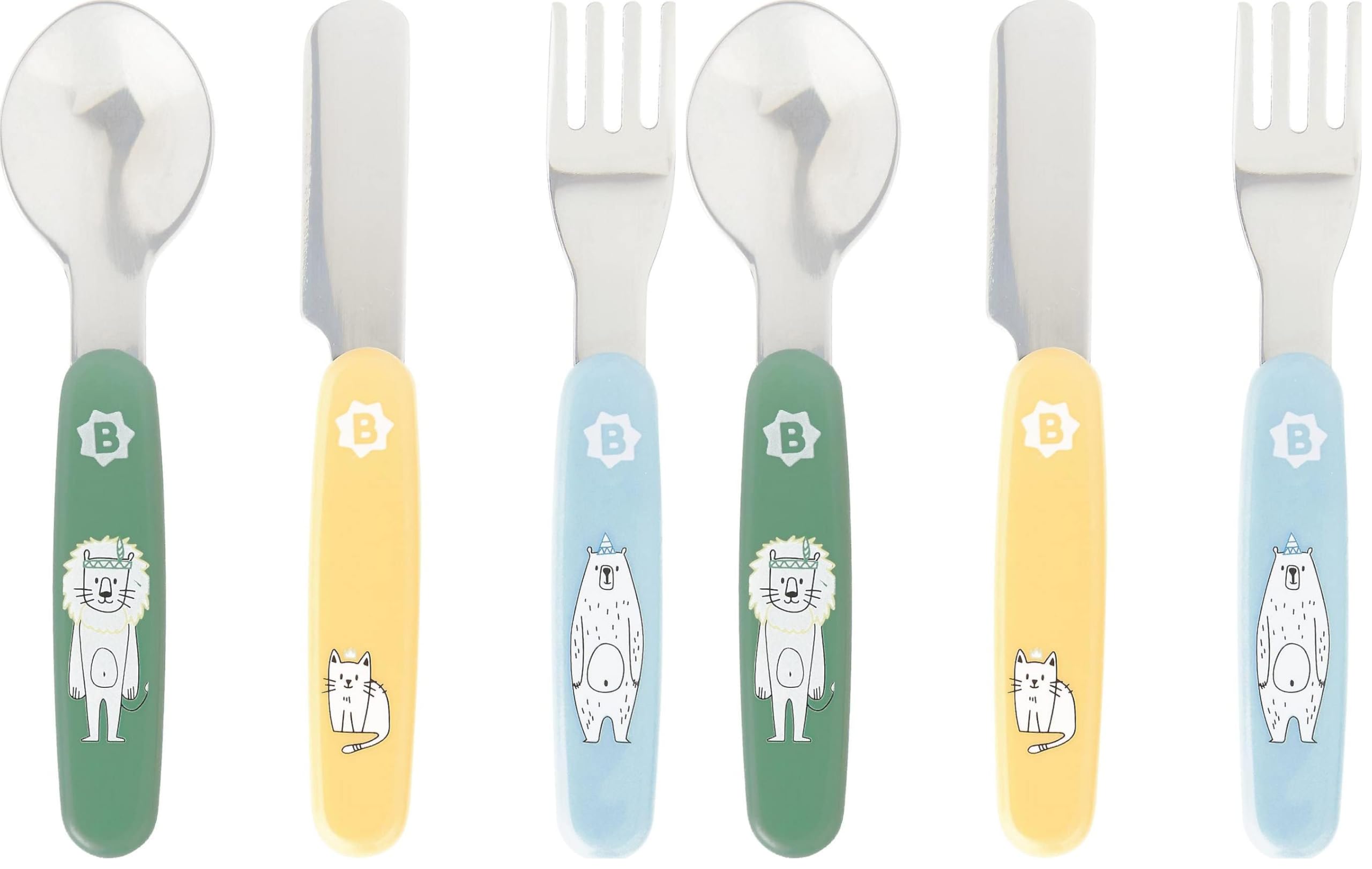 badabulle-couverts-m-tal-b-b-set-3-pi-ces-fourchette-couteau-cuill-re-en-acier-i image 7