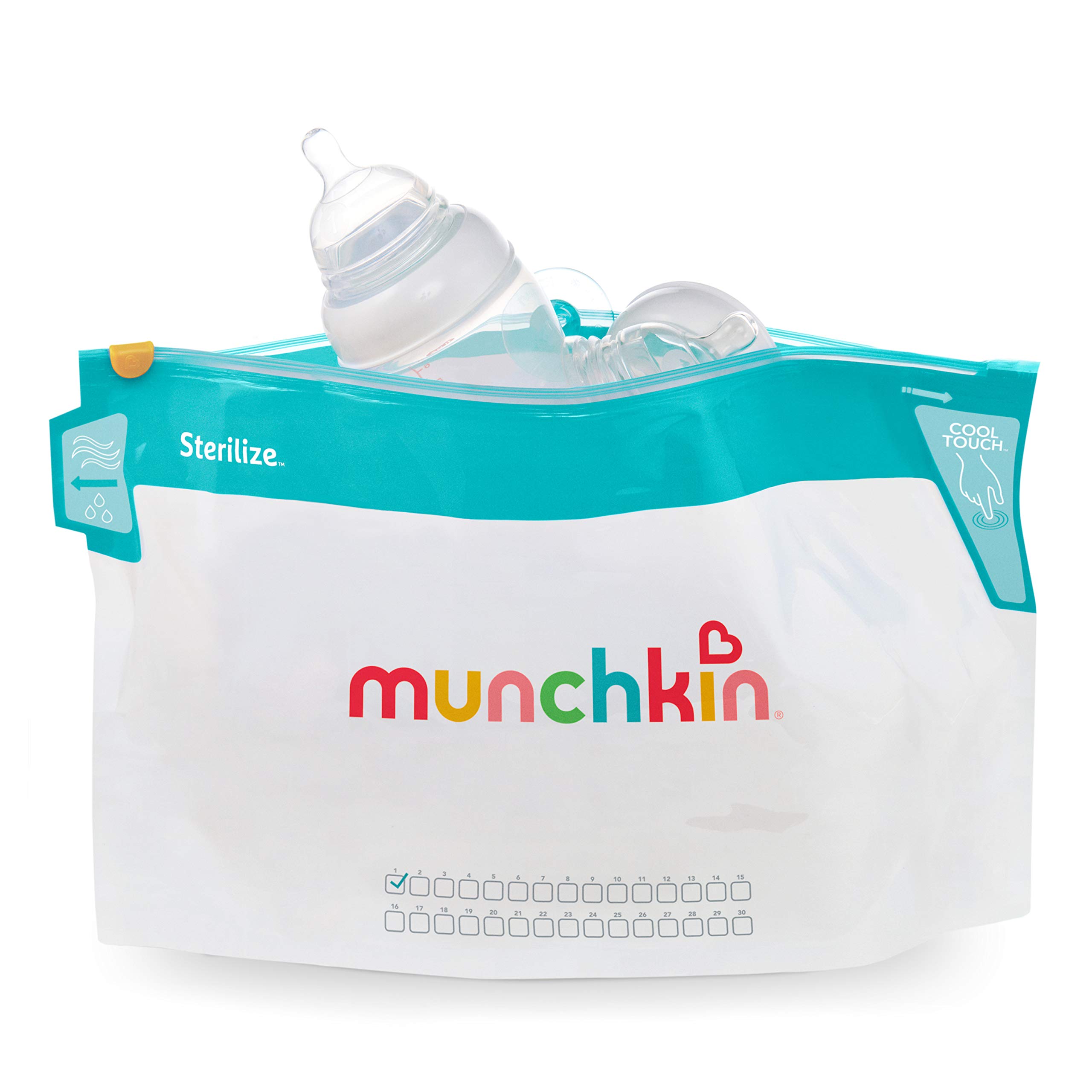 munchkin-latch-sachets-de-st-rilisation-micro-ondes-180-utilisations-6-sachets-x image 1