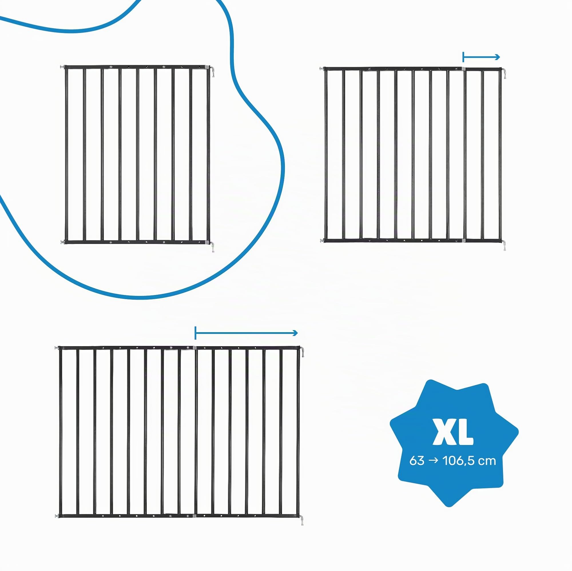 badabulle-barri-re-de-s-curit-enfant-safe-protect-xl-fixation-vis-extensible-60- image 3