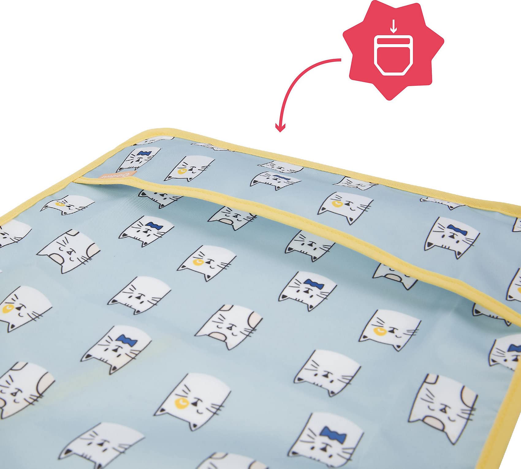 badabulle-bavoir-manches-longues-imperm-able-ajustable-d-s-4-mois-3-ans-bleu image 3