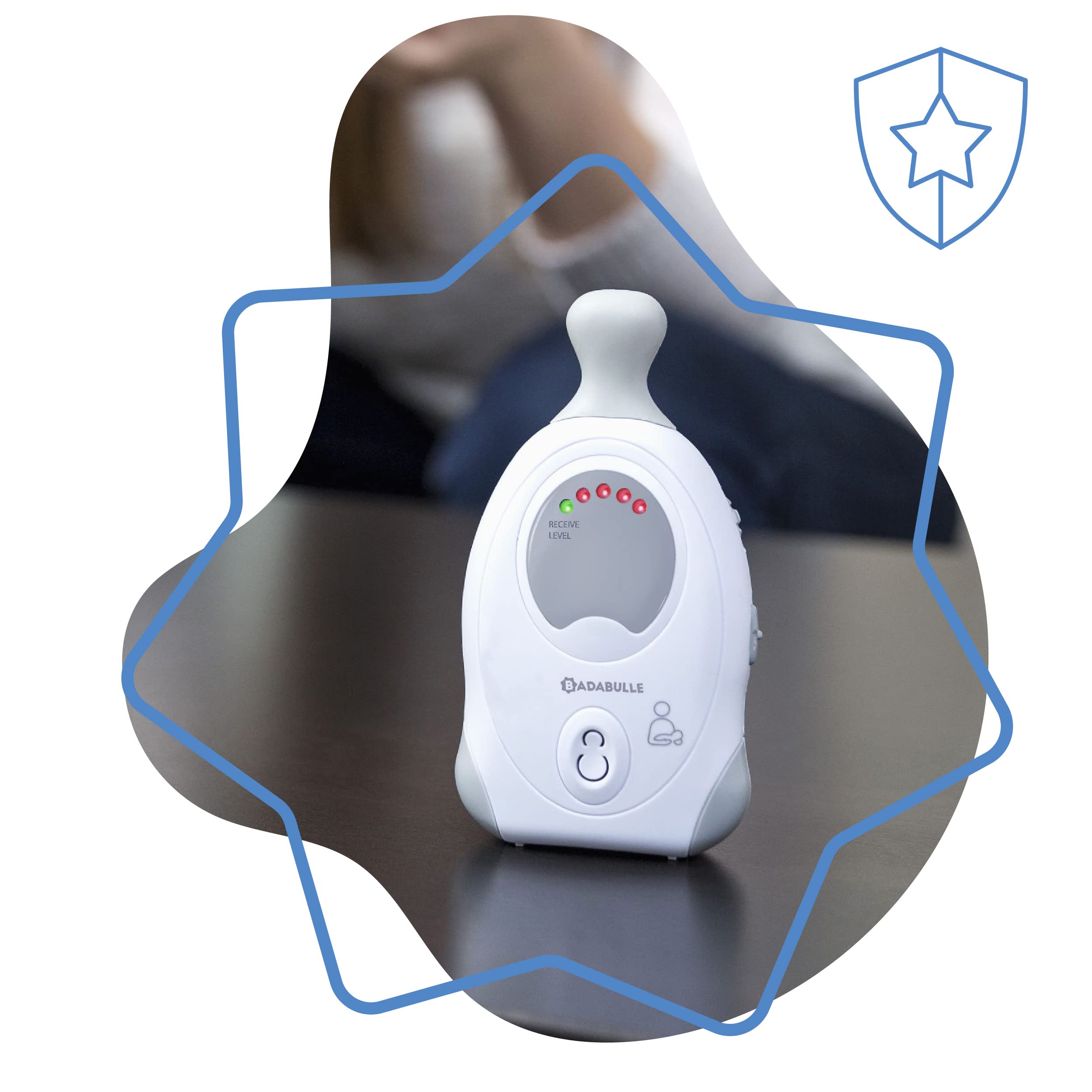 badabulle-baby-online-300m-babyphone-audio-analogique-avec-veilleuse-alarme-sono image 6