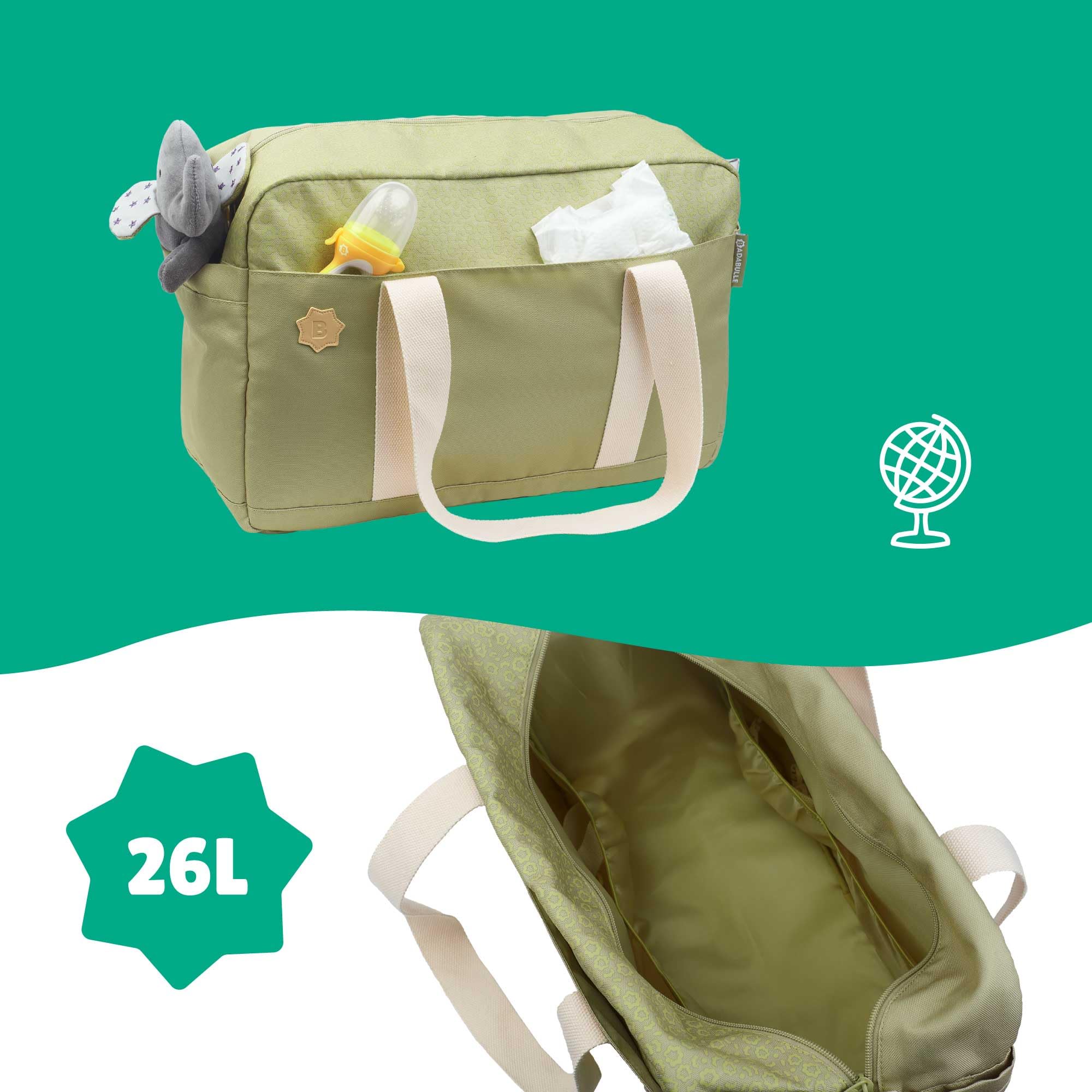 badabulle-bowling-sac-langer-grande-contenance-26l-avec-matelas-langer-inclus-ol image 4