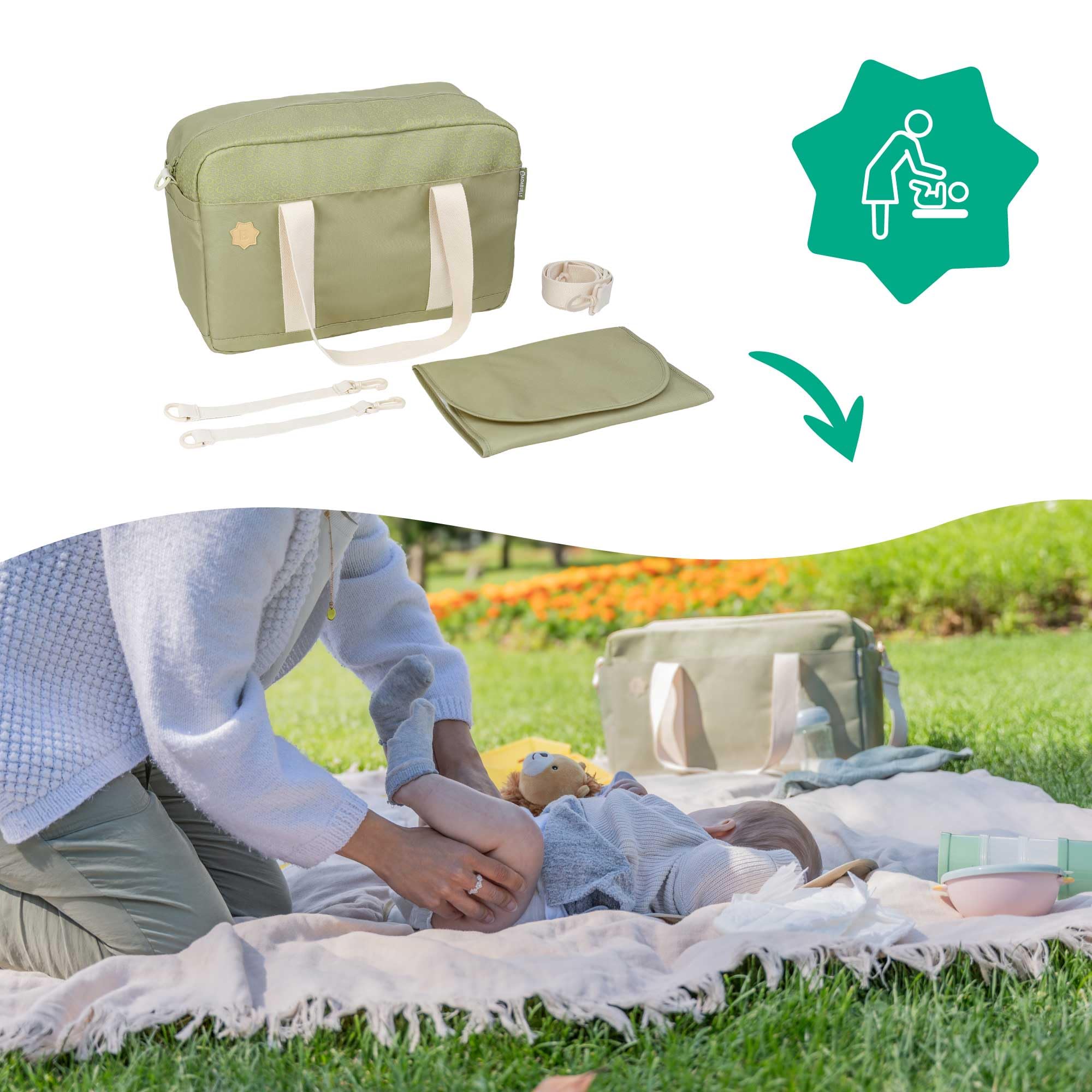 badabulle-bowling-sac-langer-grande-contenance-26l-avec-matelas-langer-inclus-ol image 6