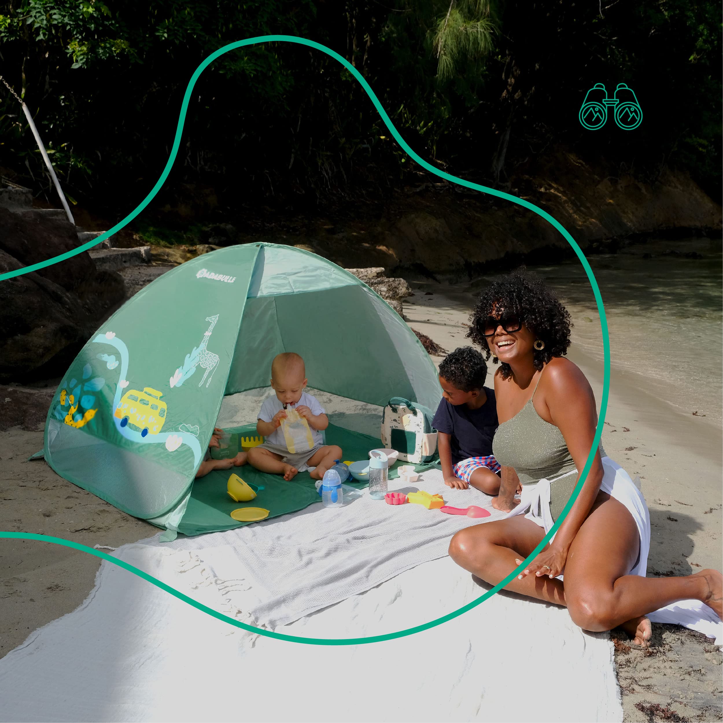 badabulle-tente-anti-uv-b-b-pop-up-fps-50-grande-tente-de-plage-125-x-100-x-85-c image 7