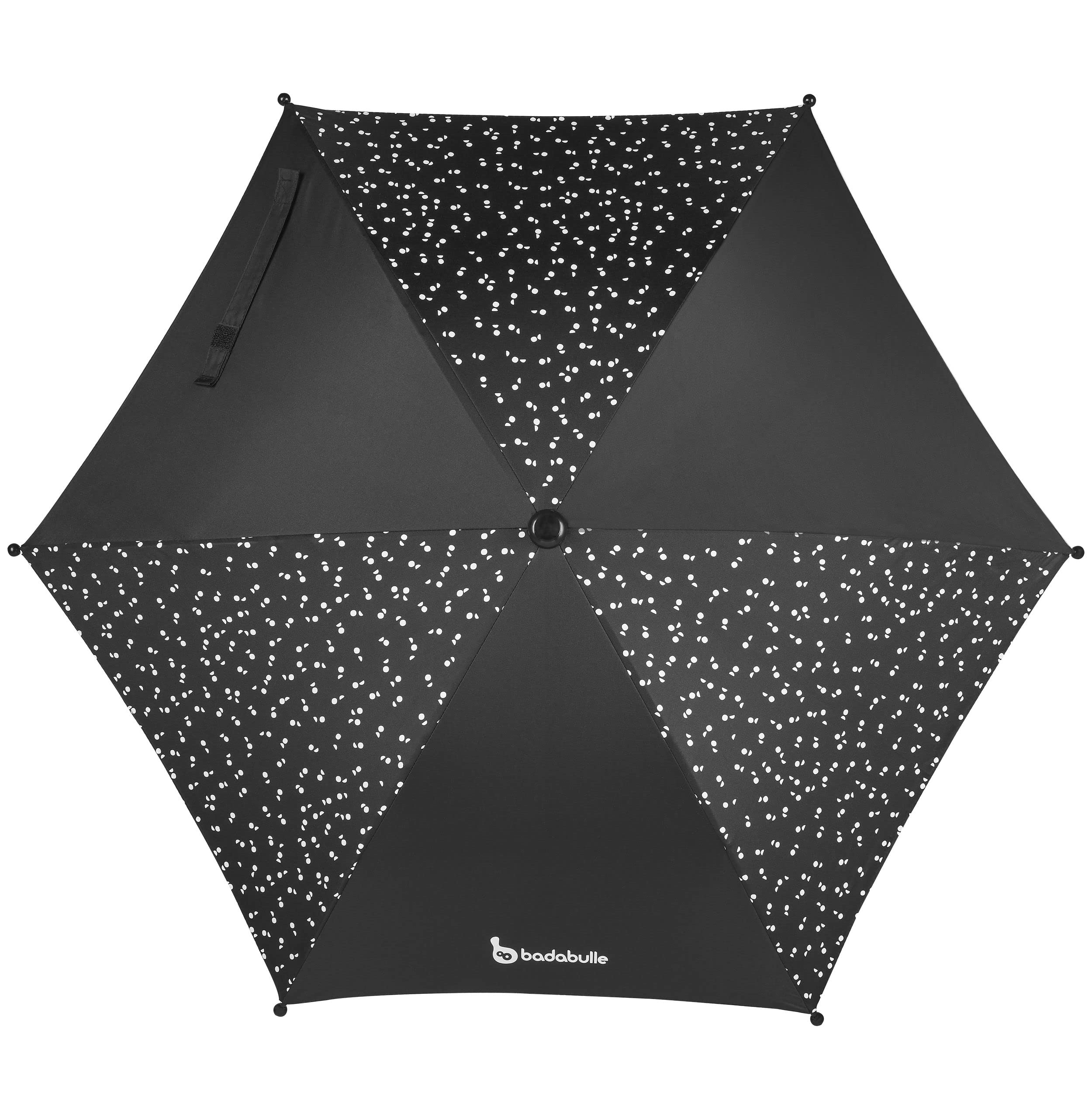 badabulle-ombrelle-anti-uv-50-universelle-noire-pour-poussette-diam-tre-80-cm-do image 6