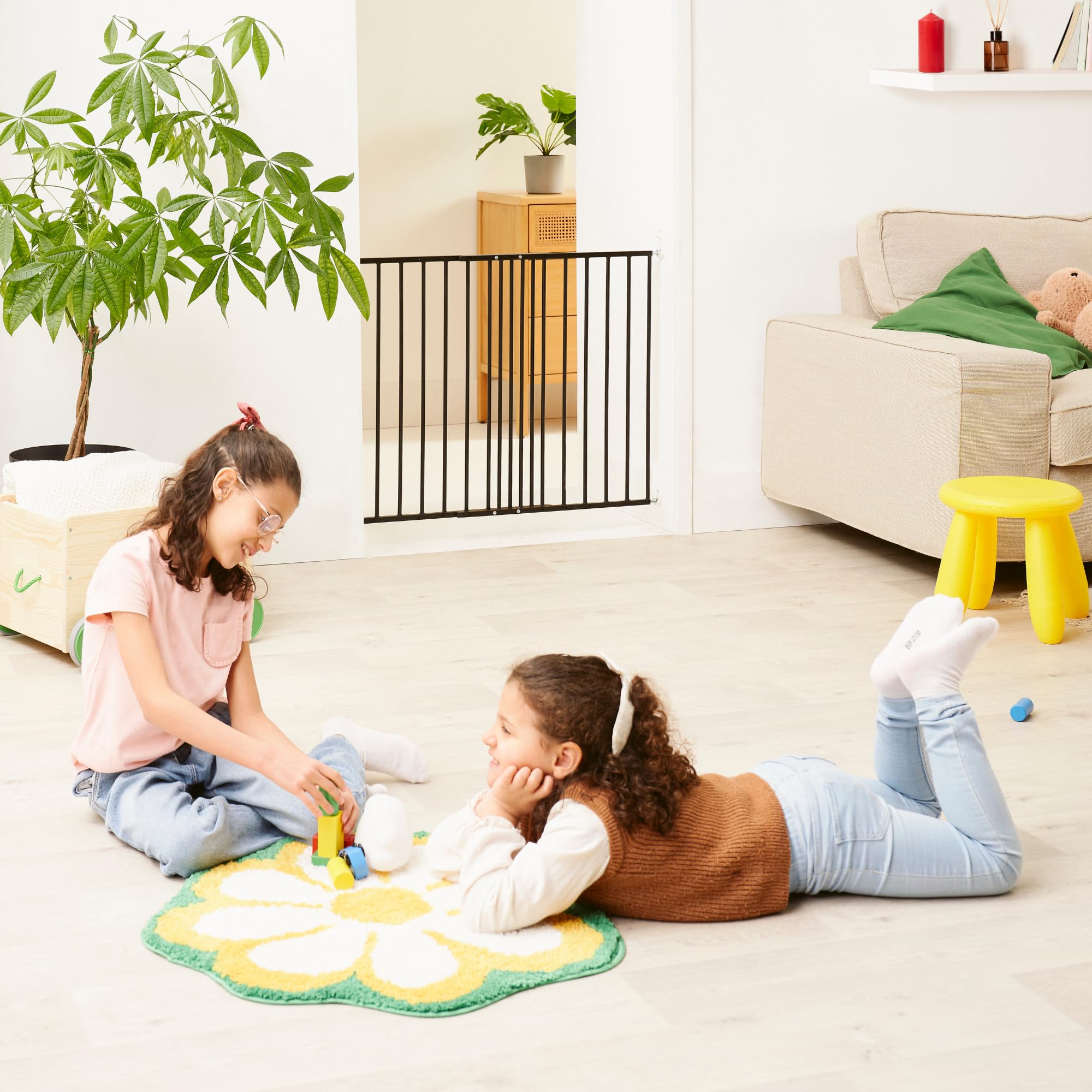 badabulle-barri-re-de-s-curit-enfant-safe-protect-xl-fixation-vis-extensible-60- image 2