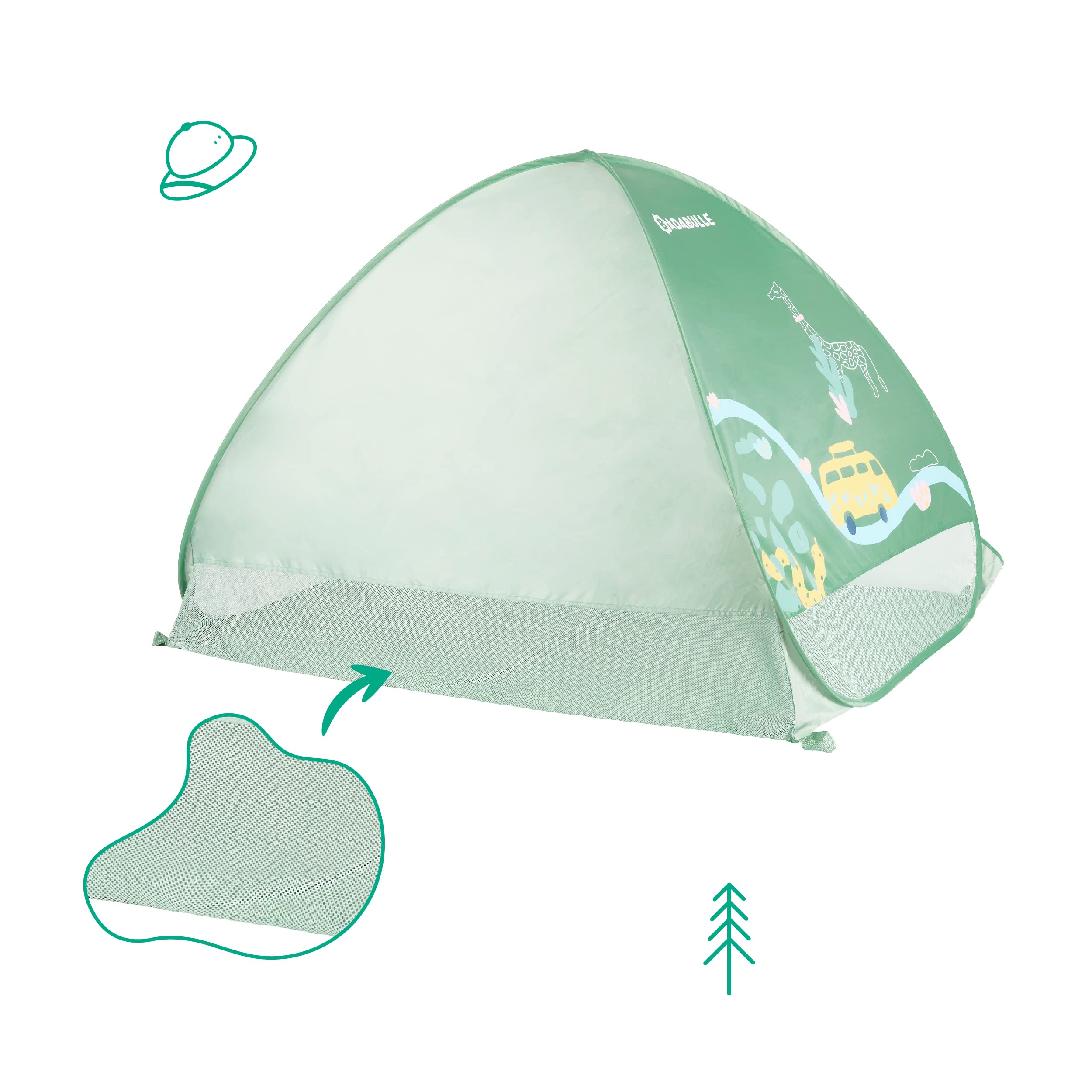 badabulle-tente-anti-uv-b-b-pop-up-fps-50-grande-tente-de-plage-125-x-100-x-85-c image 3