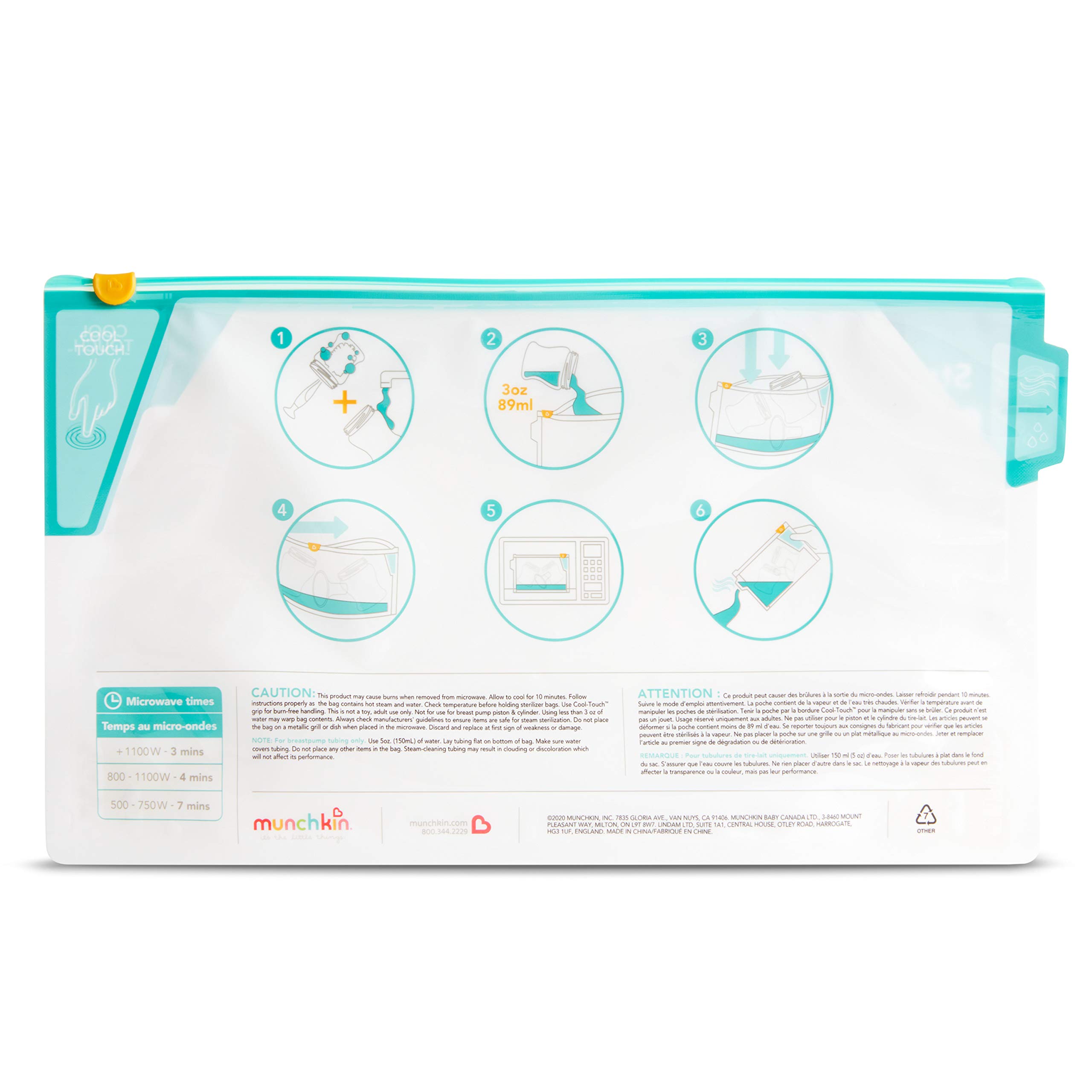 munchkin-latch-sachets-de-st-rilisation-micro-ondes-180-utilisations-6-sachets-x image 6