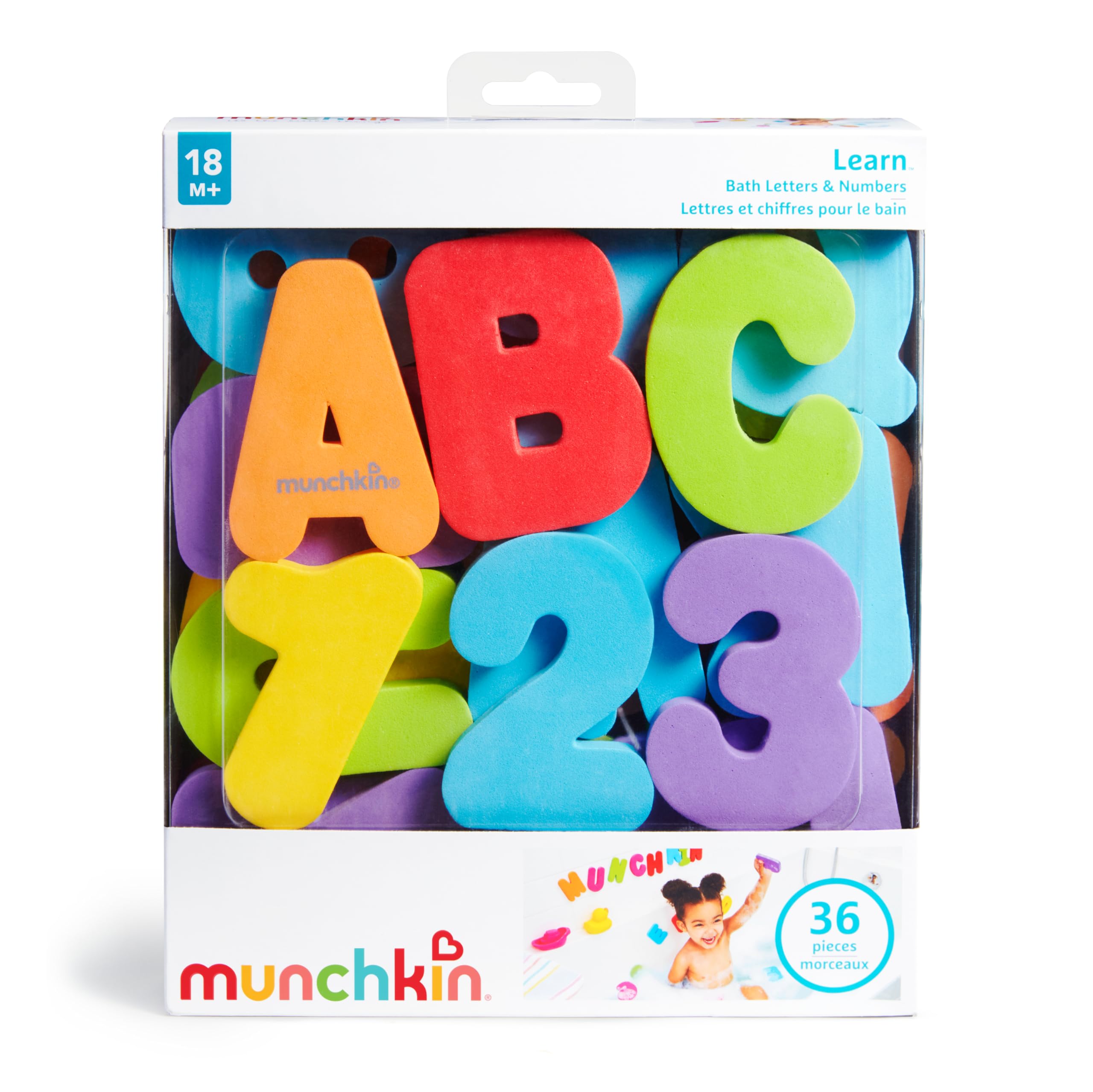 munchkin-lettres-chiffres-de-bain-learn-set-ducatif-de-36-mousses-flottantes-aut image 2