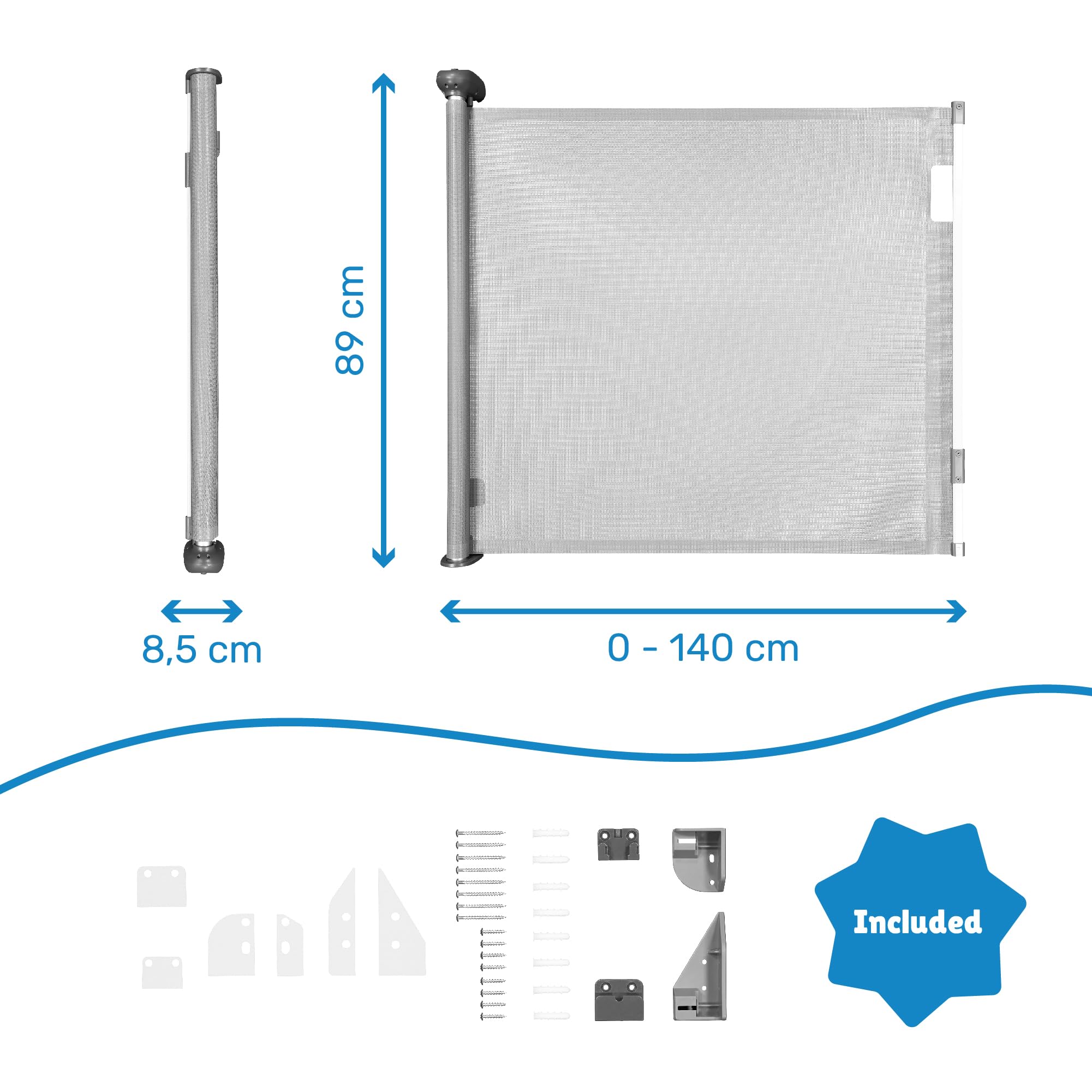badabulle-barri-re-de-s-curit-enfant-r-tractable-safe-roll-fixation-vis-extensib image 6