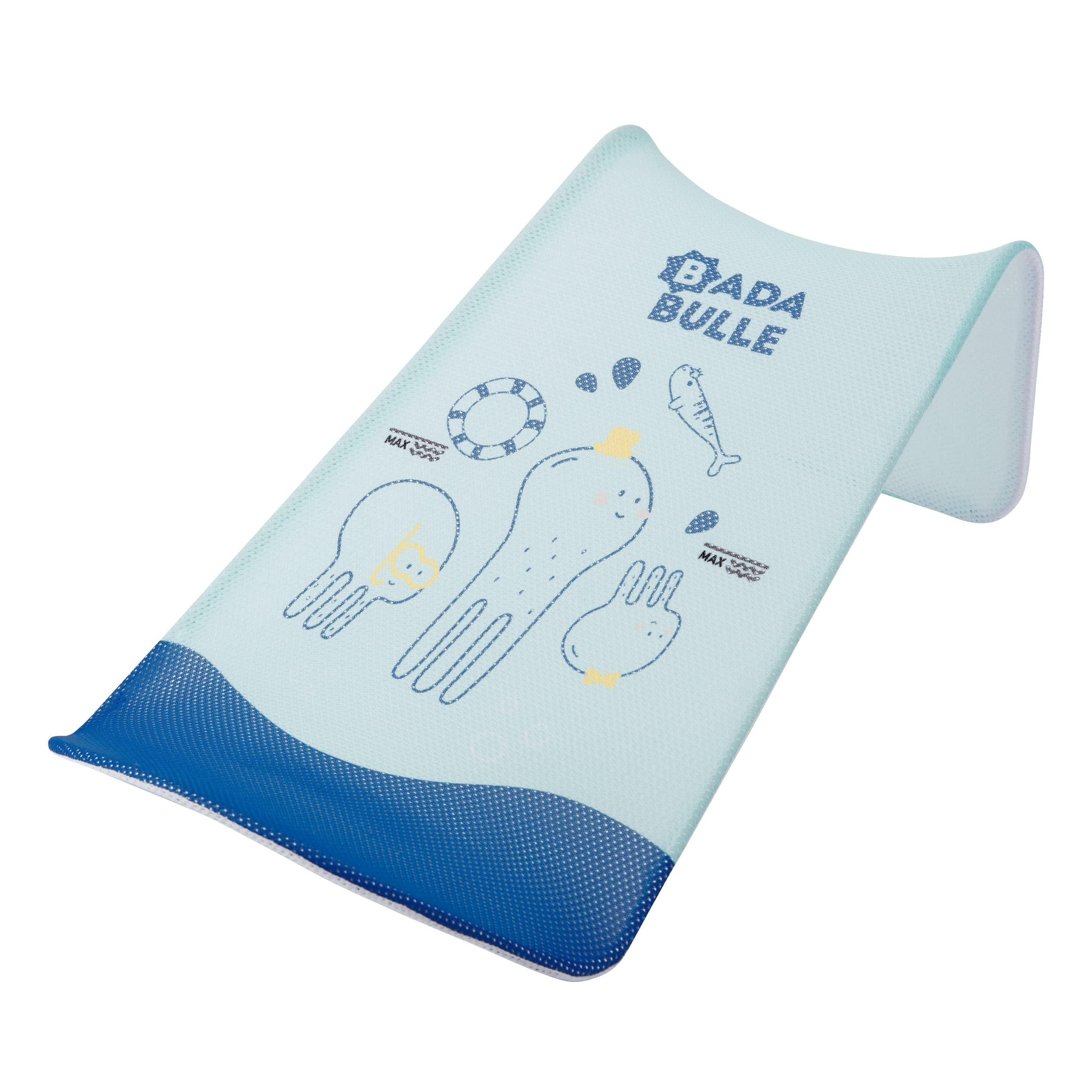 badabulle-hamac-de-bain-ergonomique-transat-de-bain-vacuation-rapide-pour-nouvea image 1