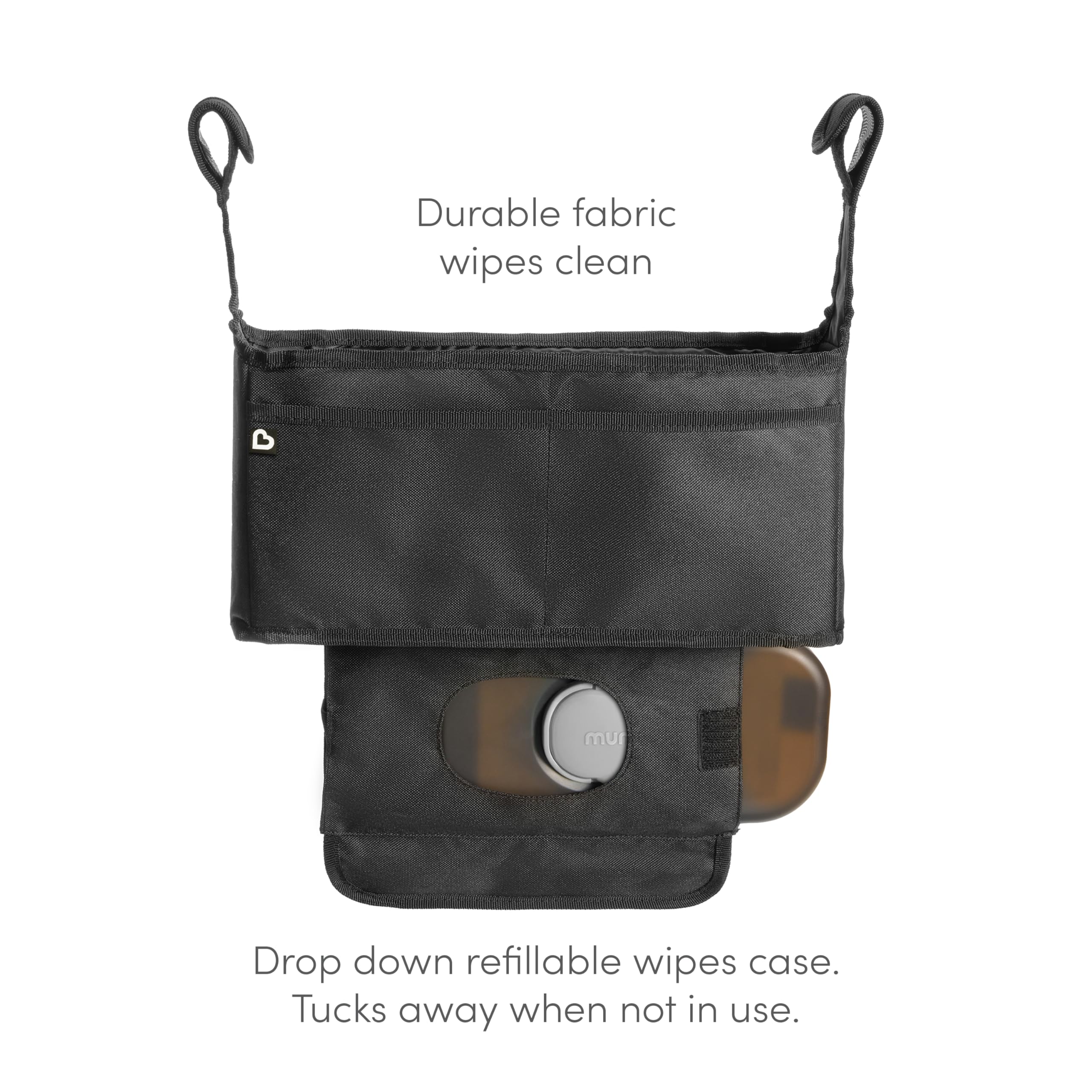 munchkin-organisateur-de-poussette-universel-avec-2-porte-gobelets-tui-lingettes image 5