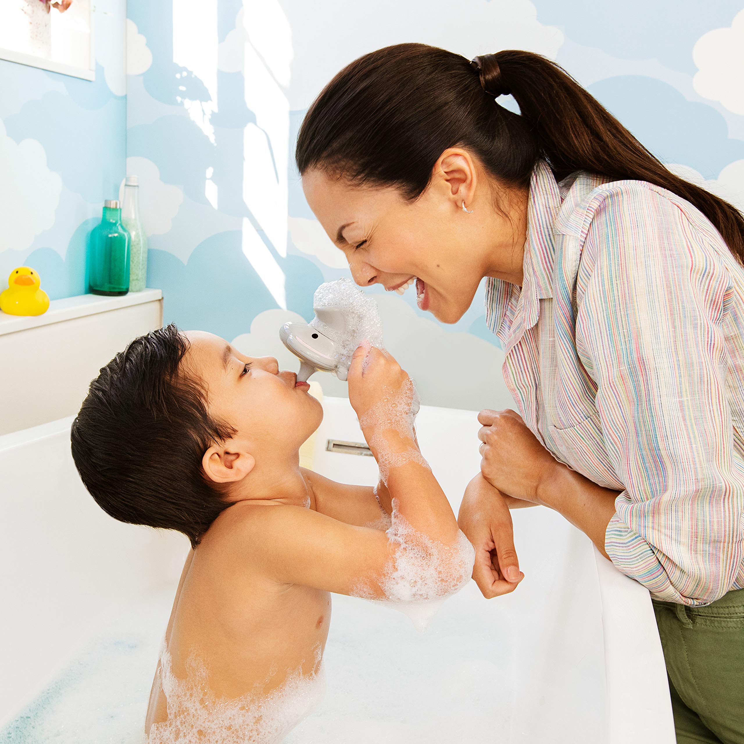 munchkin-l-phant-barboteur-bulles-jouet-de-bain-bulles-sans-piles-trompe-amovibl image 2