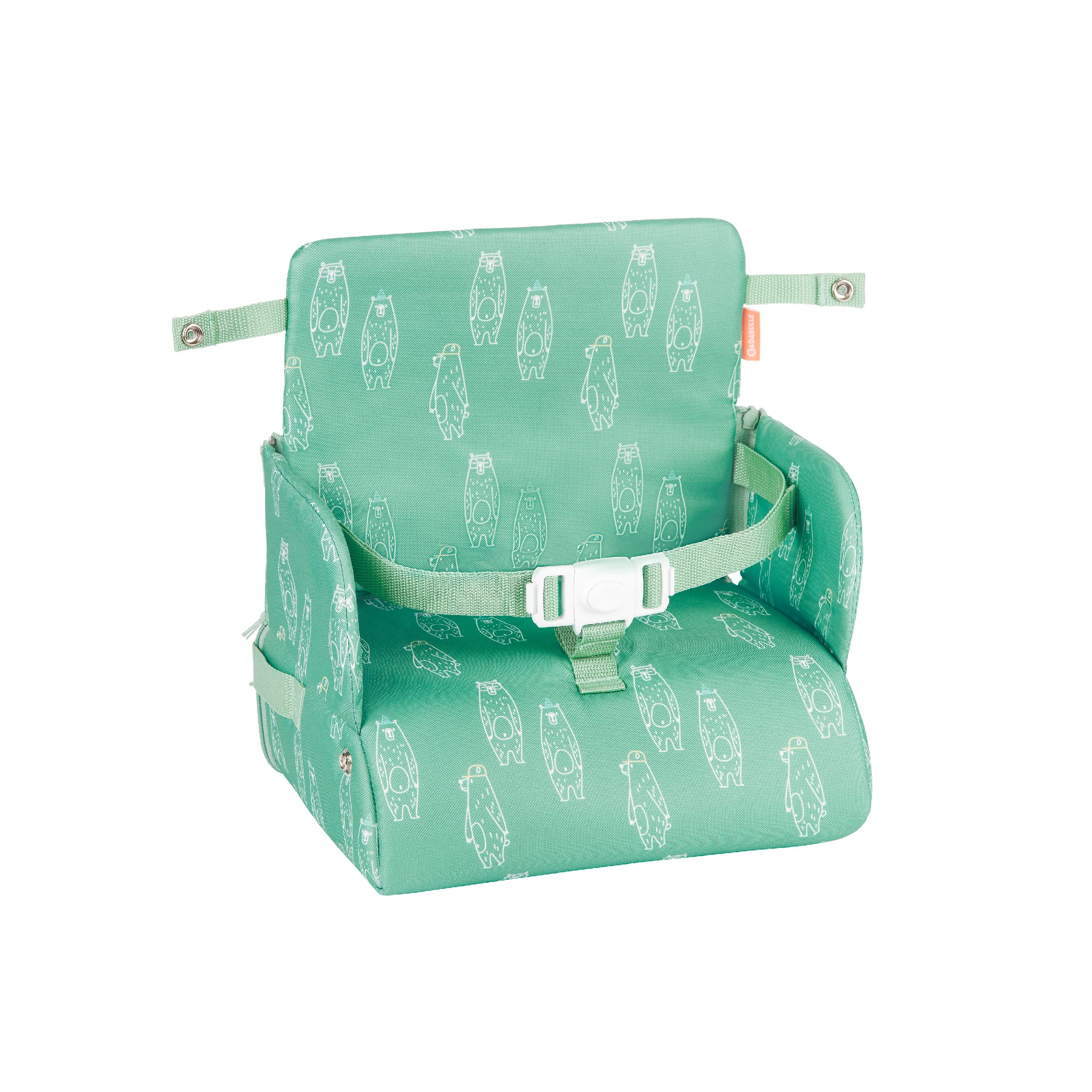 badabulle-r-hausseur-de-chaise-b-b-nomade-2-en-1-harnais-3-points-pliable-avec-b image 1